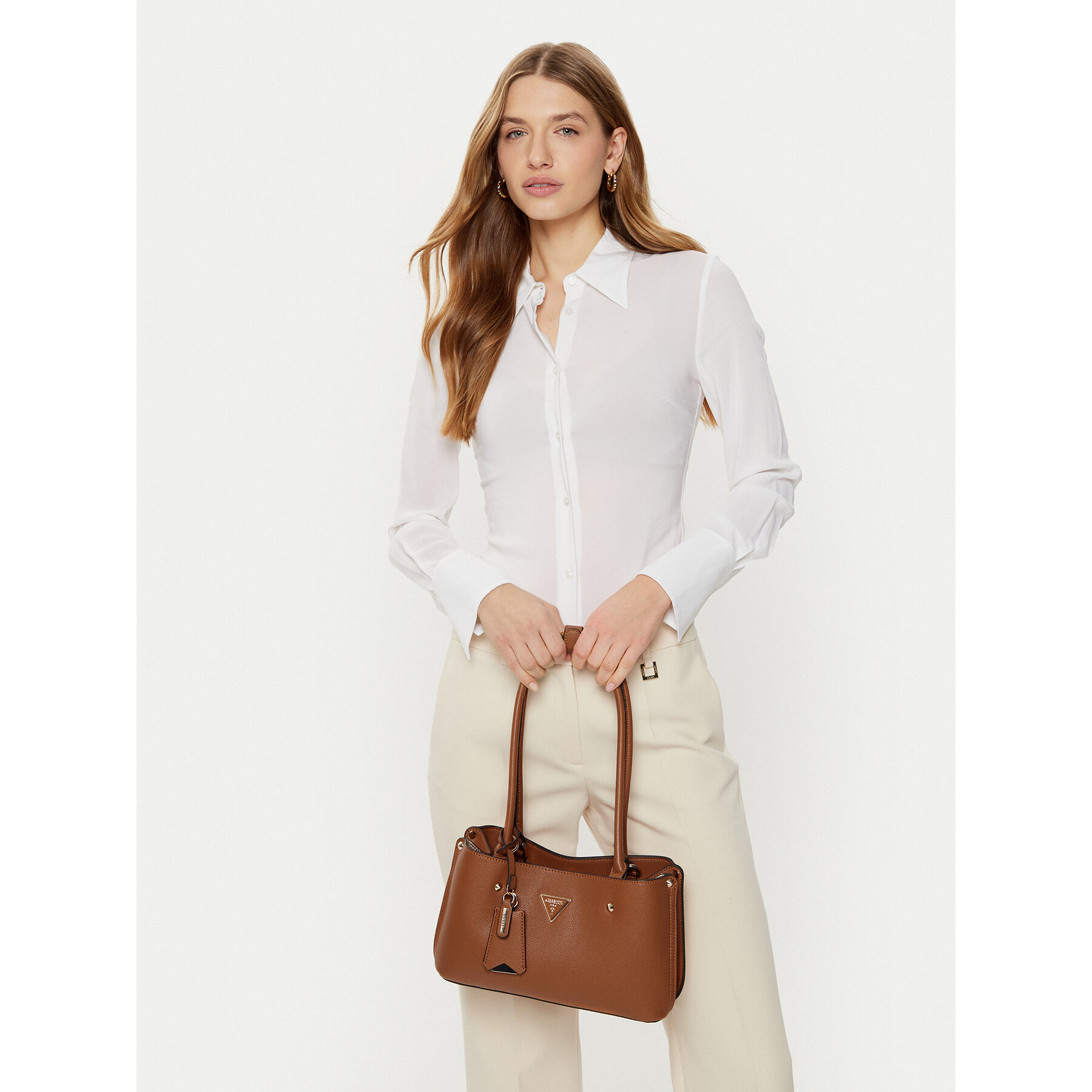 Τσάντα Guess HWBG87 78090 Καφέ