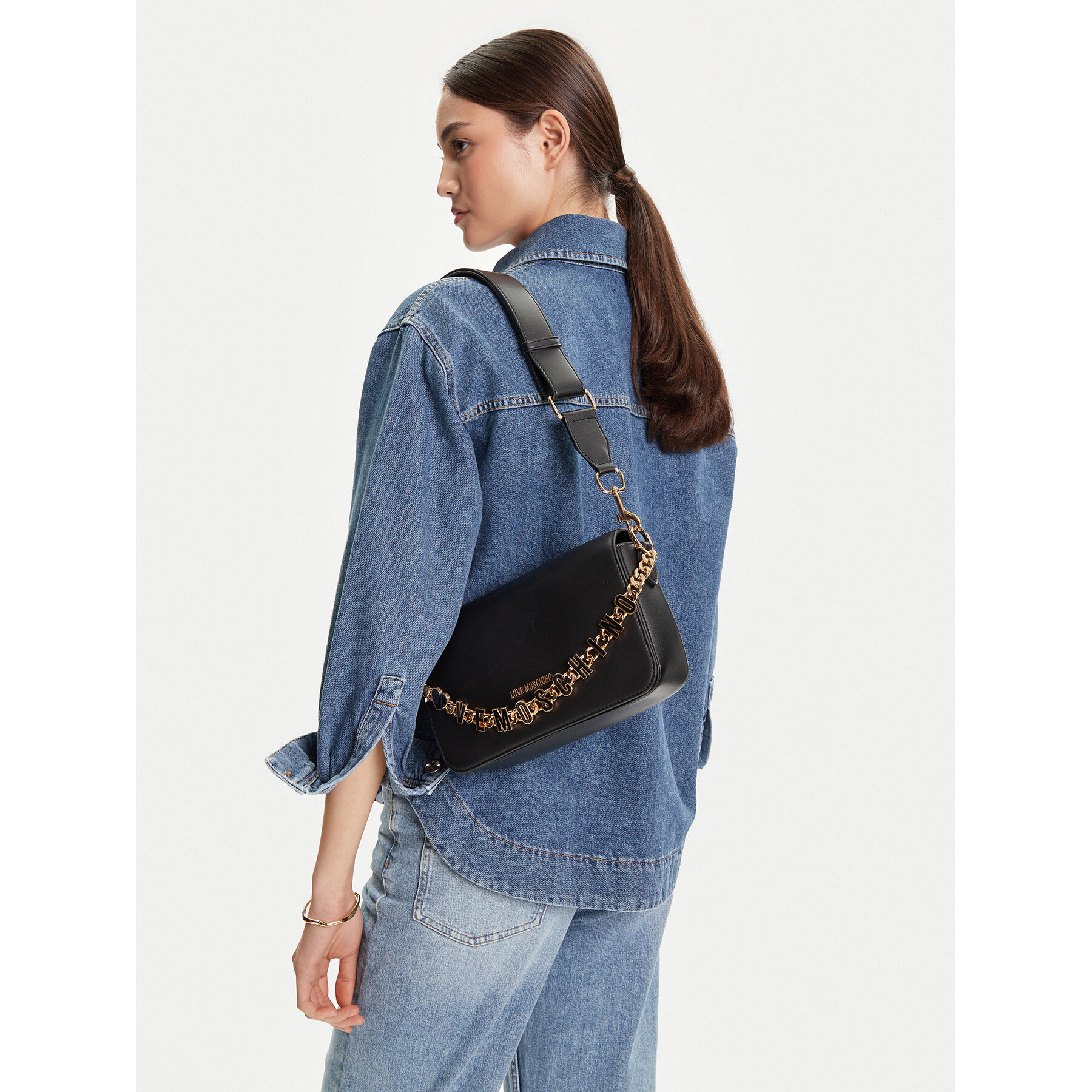 Geantă LOVE MOSCHINO JC4071PP1NL1300A Negru