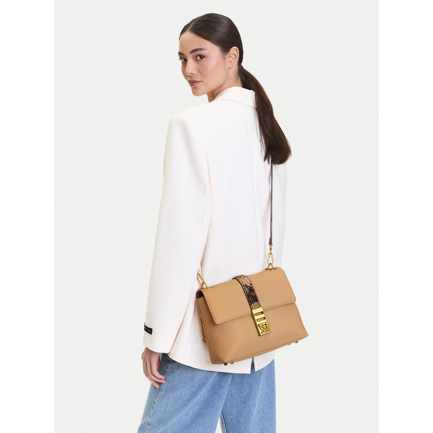 Geantă Steve Madden Bpatts-E SM13001648 Bej