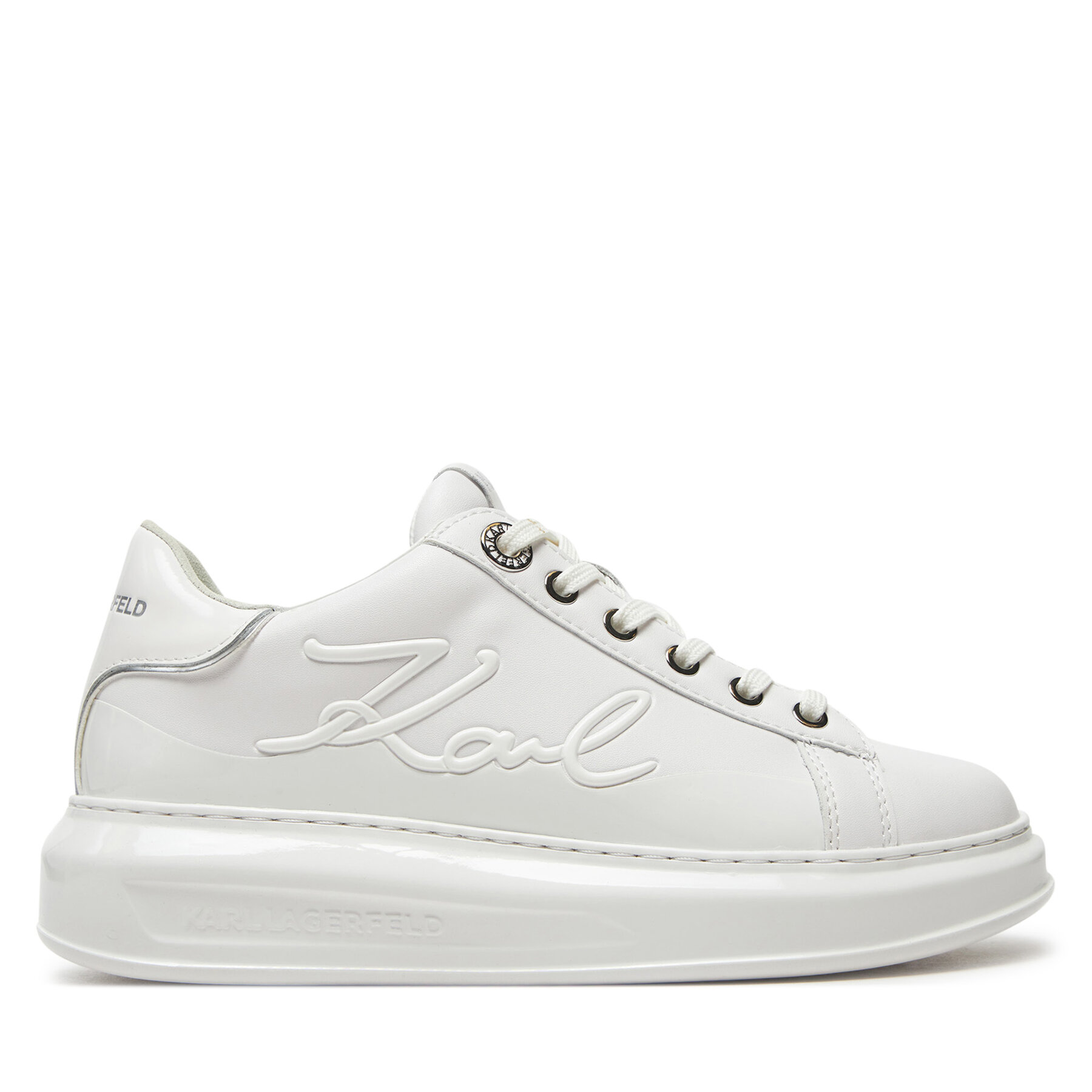 Sneakersy KARL LAGERFELD Kapri KL62548F Bílá
