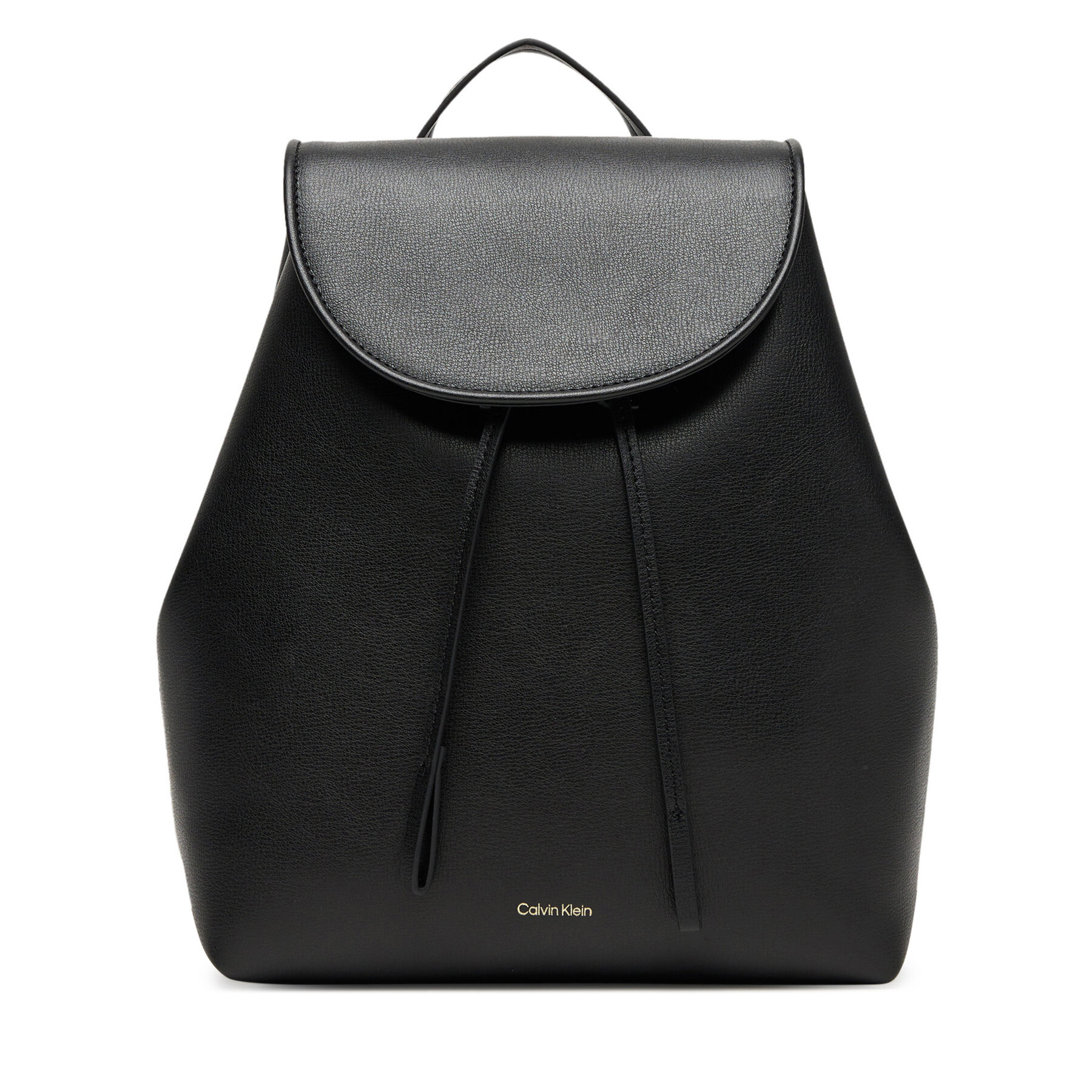 Ruksak Calvin Klein Foil Logo Flap Backpack LV04F3297G Crna