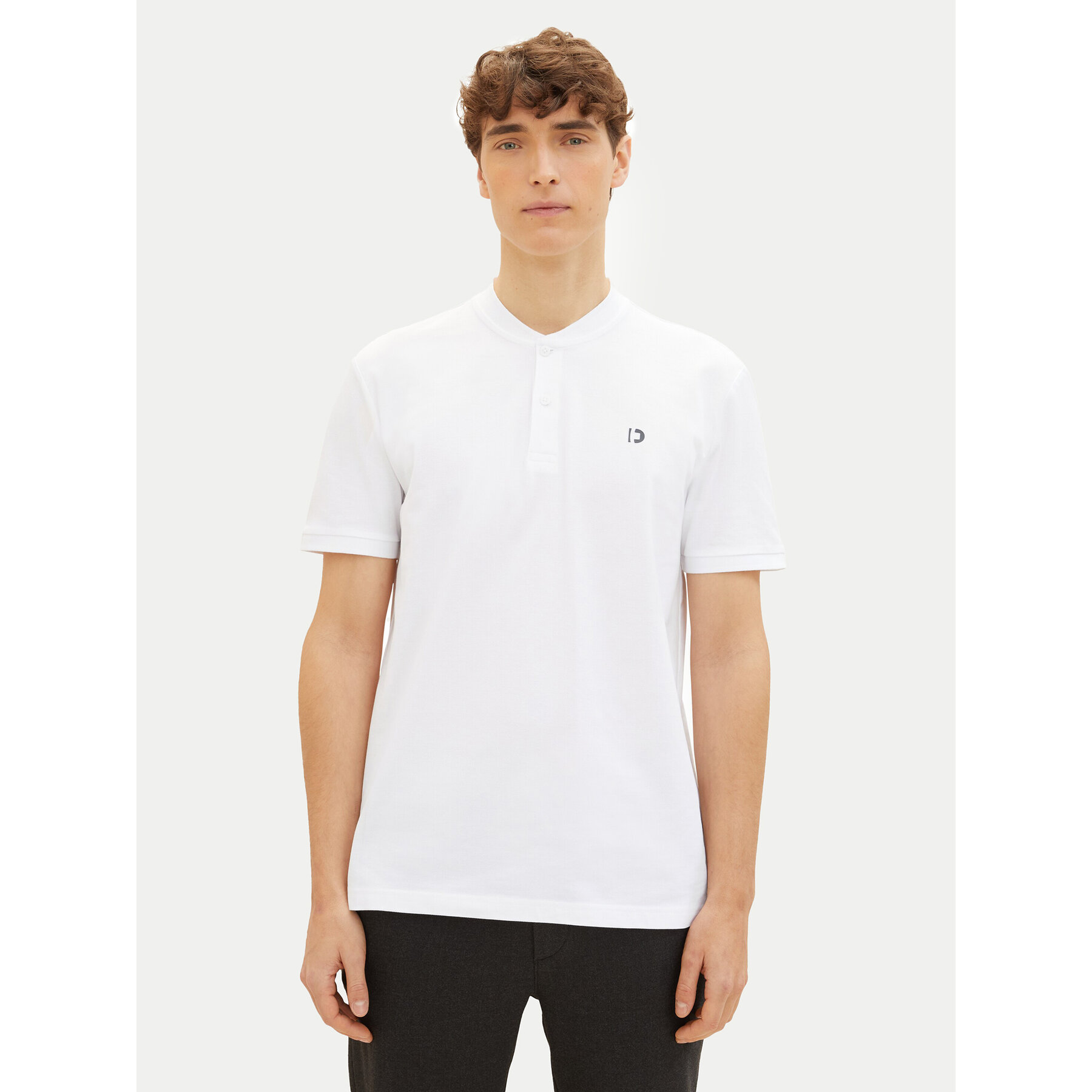 Tom Tailor Denim Polo 1041183 Λευκό Regular Fit