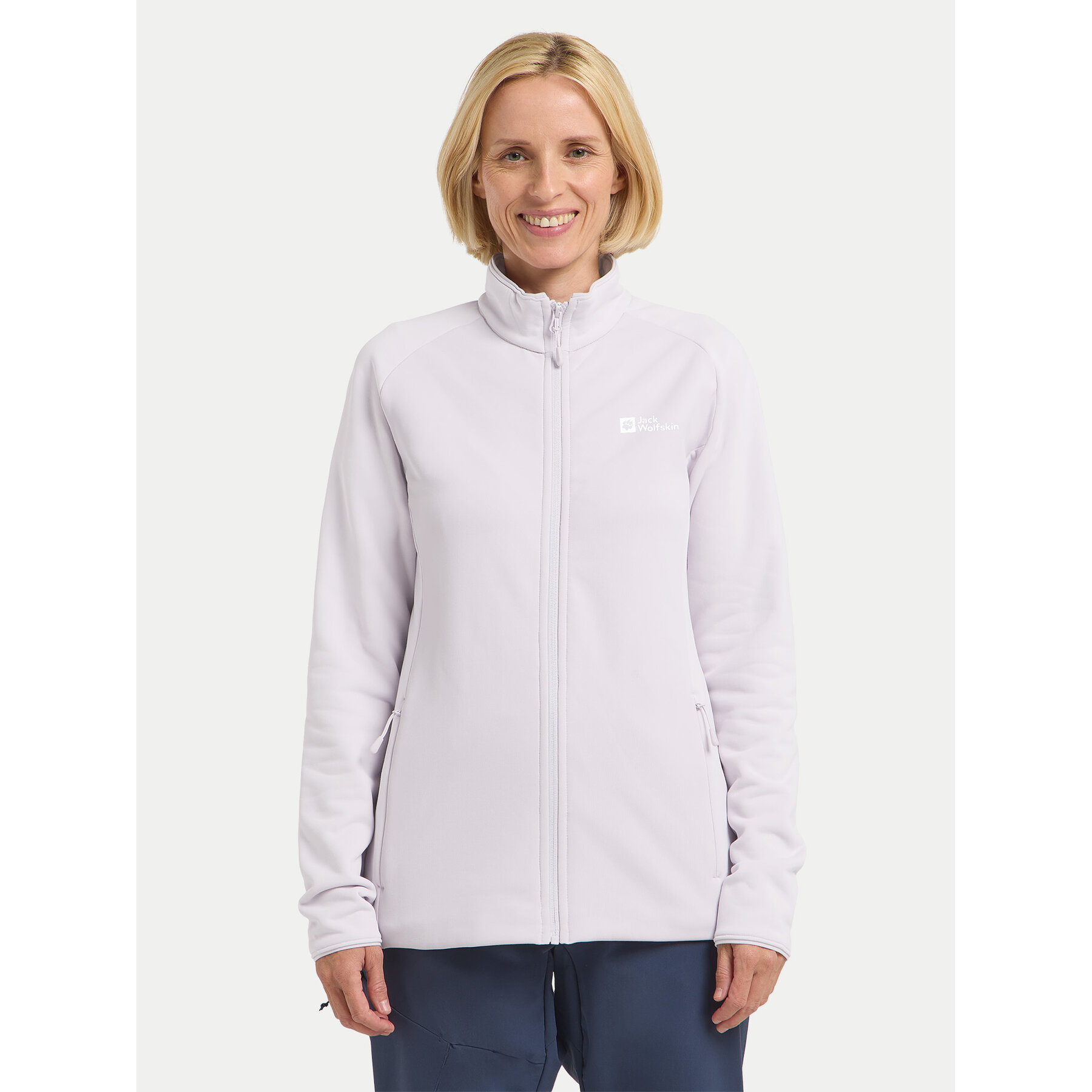 Jack Wolfskin Fleecejacke Baiselberg 1711401 Violett Regular Fit