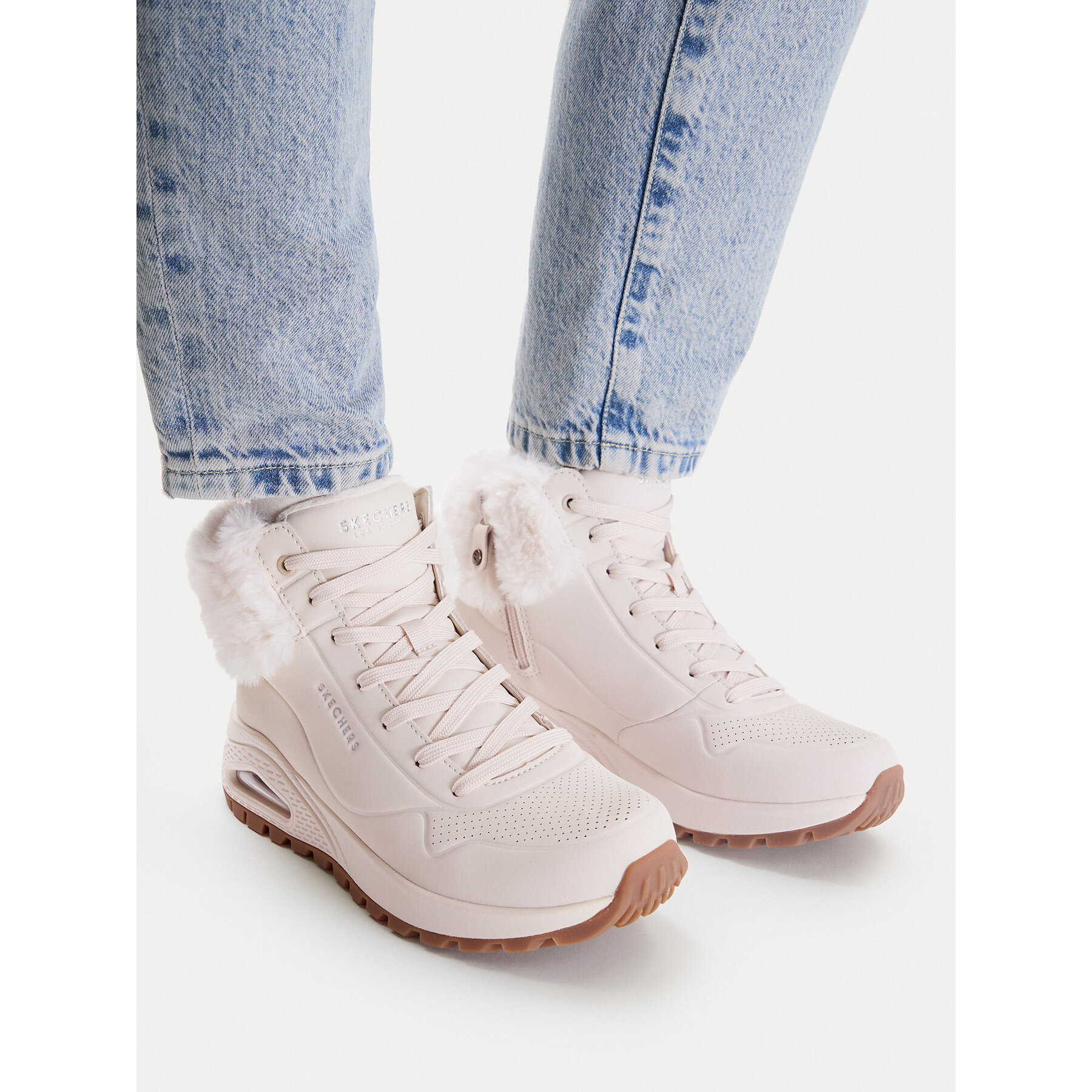Sneakersy Skechers Uno Fall Air 167274/NAT Béžová