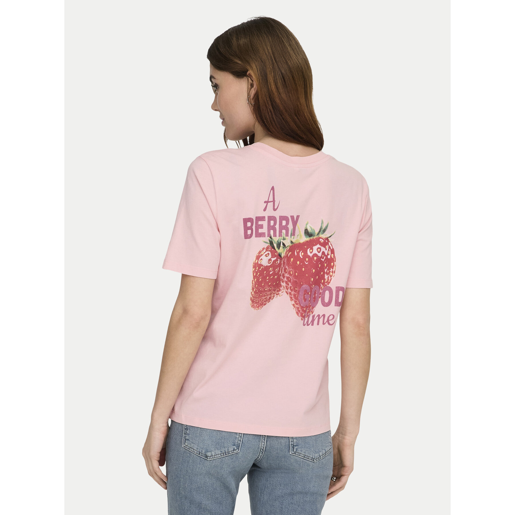 ONLY T-shirt Lucy 15367829 Crvena Regular Fit