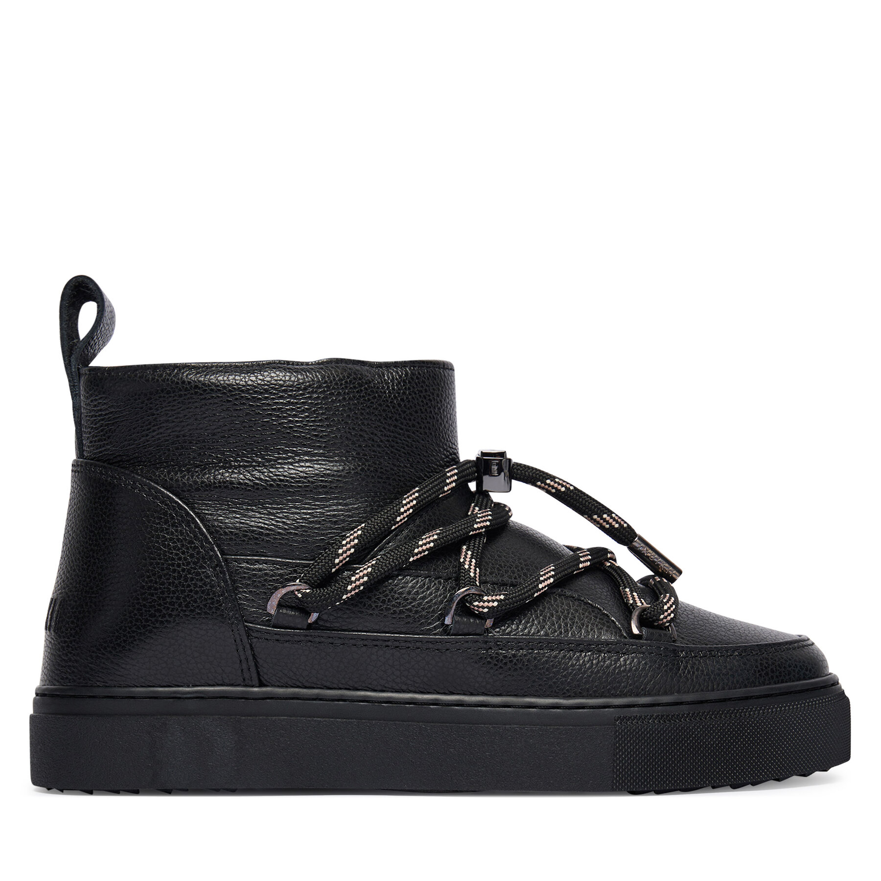 Sněhule Inuikii Full Leather Gloss 1001.001.0371 Černá