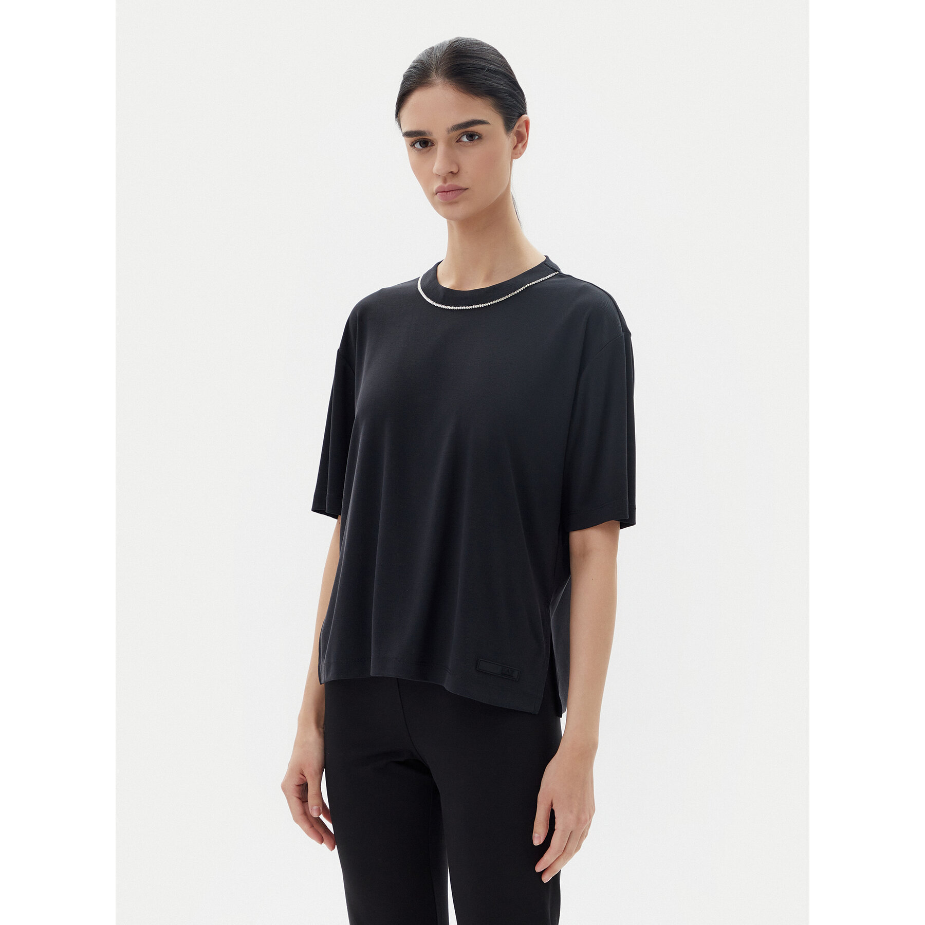 Ea7 Emporio Armani T-Shirt 7W000340 AF12956 UC001 Nero Oversize