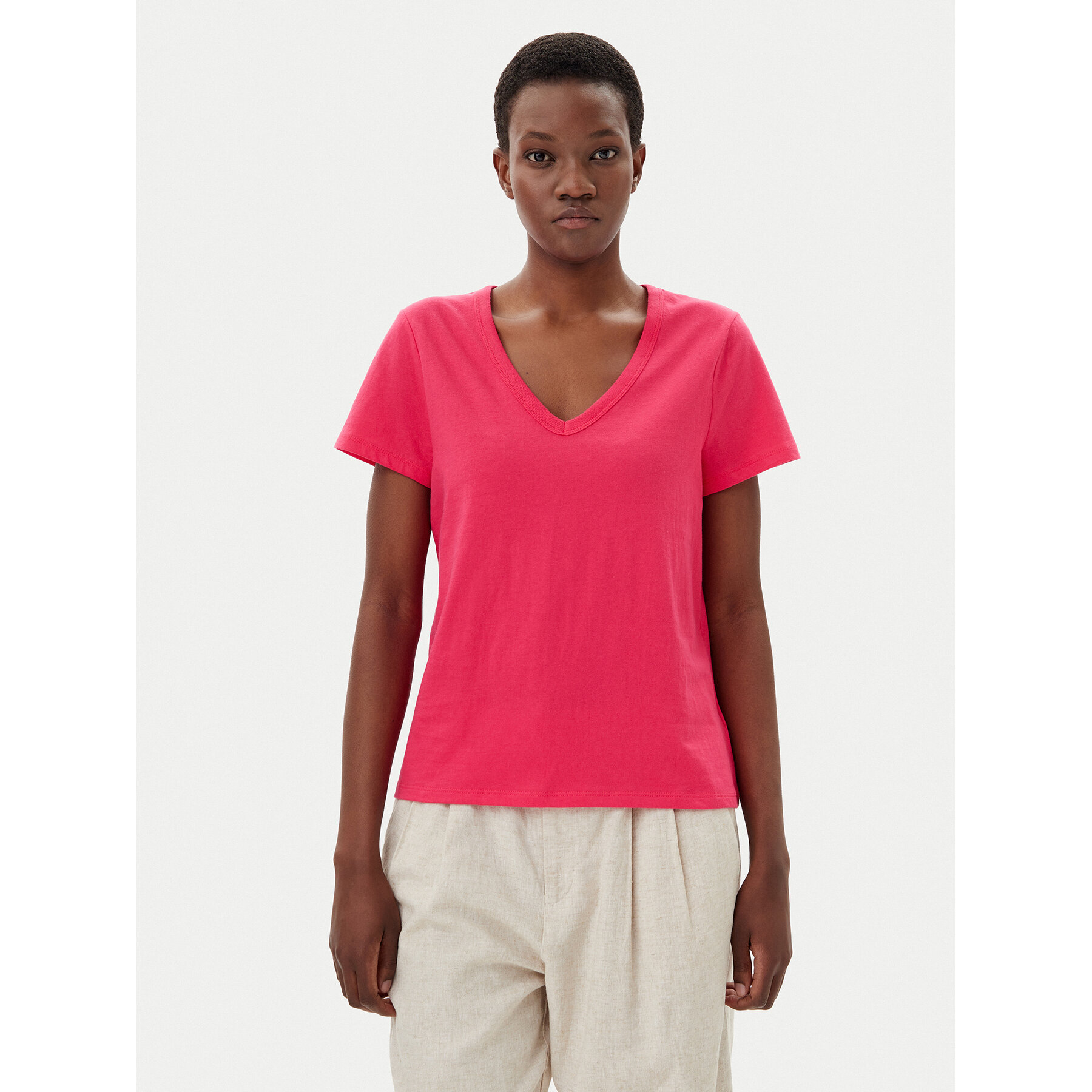 Gap T-shirt 723631-05 Rosa Regular Fit