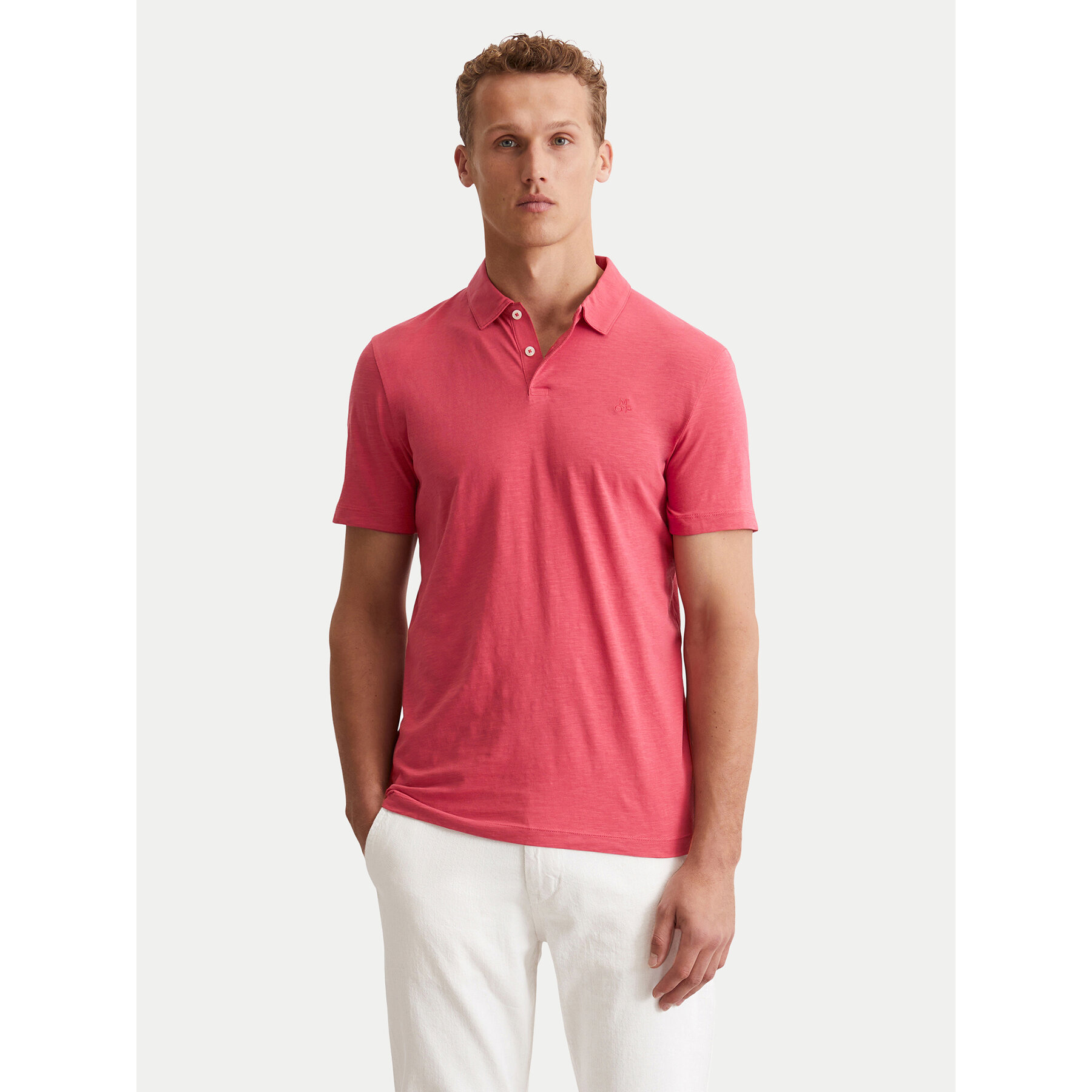 Marc O'Polo Marc O'Polo Polo 536 2176 53018 Ροζ Shaped Fit