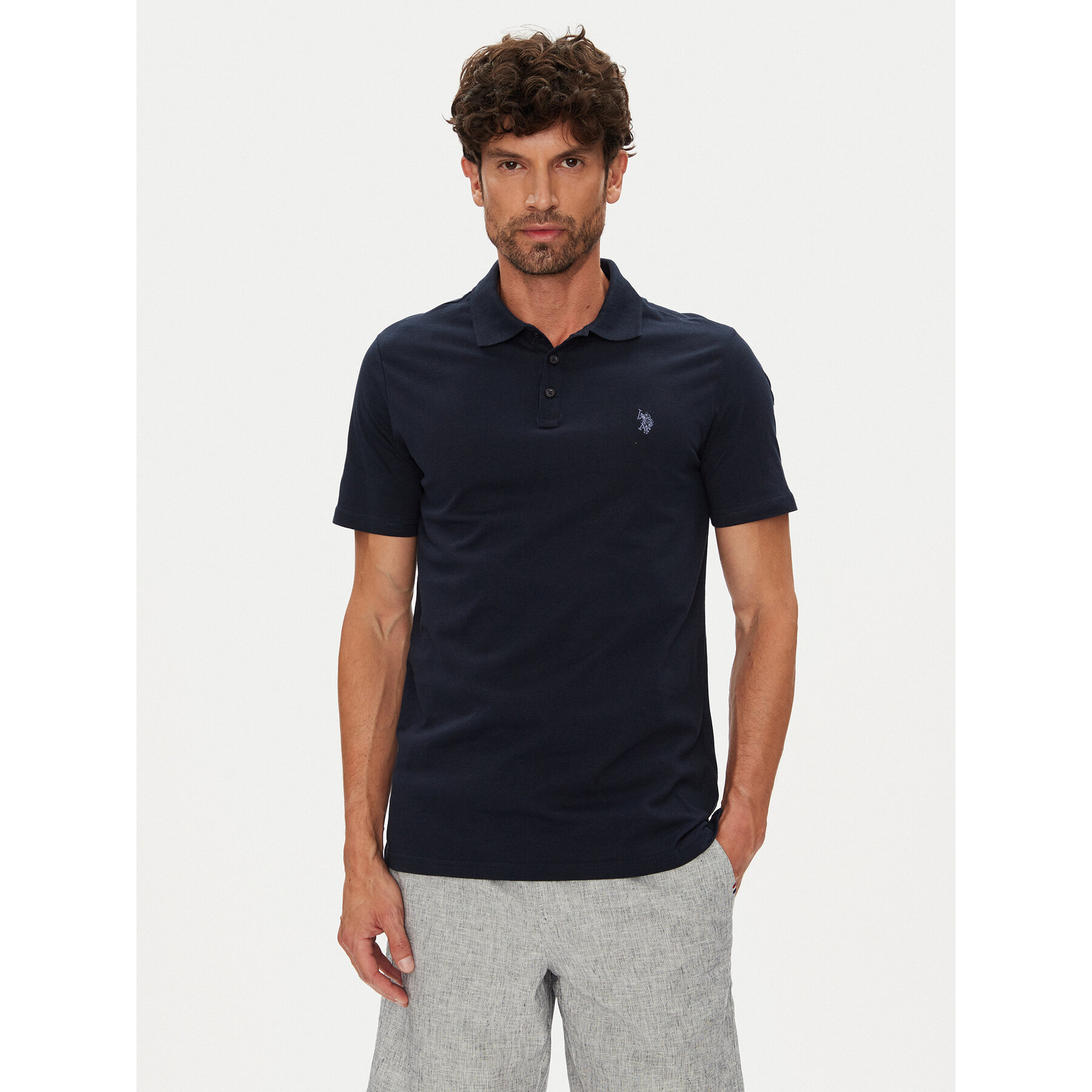 U.S. Polo Assn. Polo MUP3780 Blu scuro Regular Fit