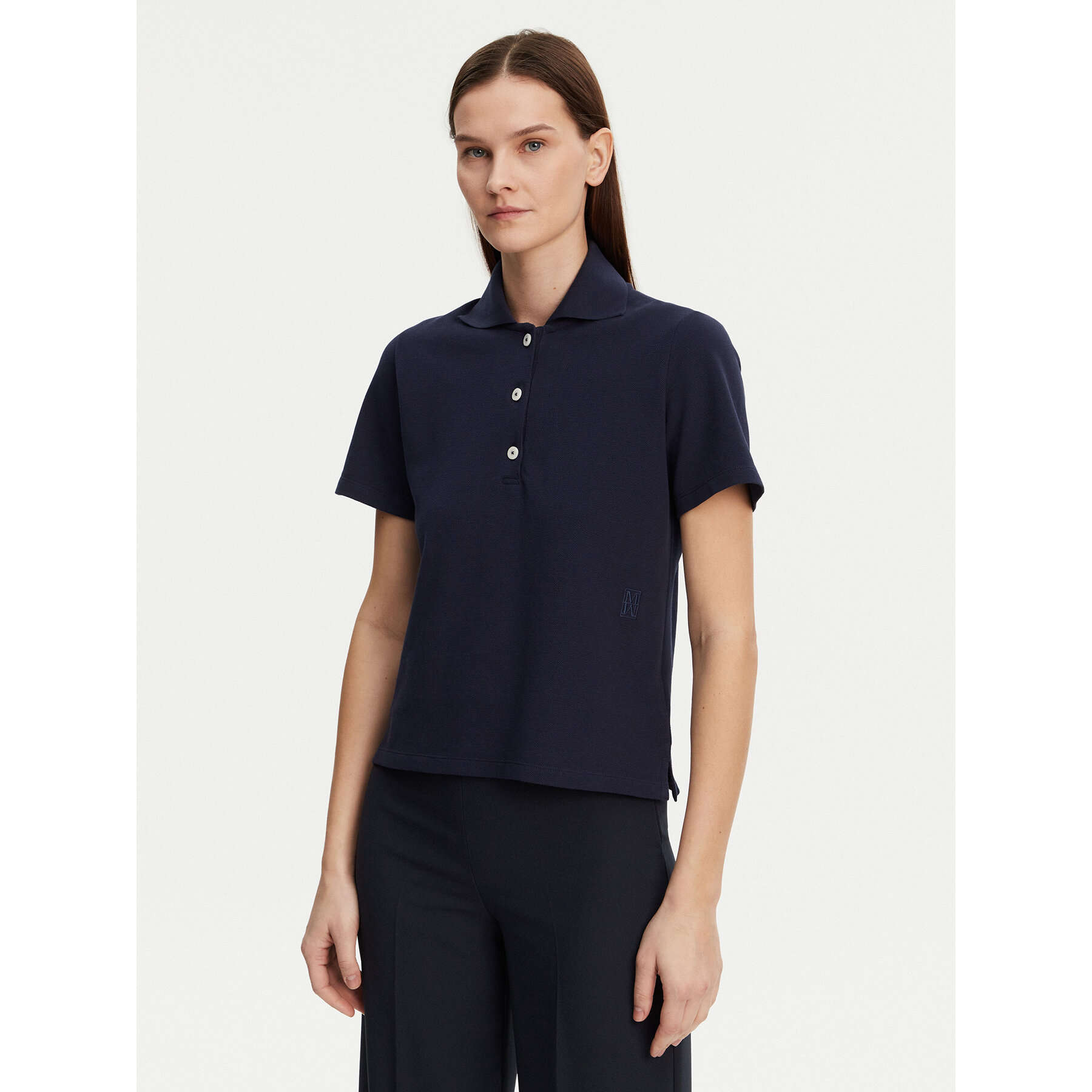 Marc O'Polo Polo 502 2094 53015 Blu scuro Regular Fit