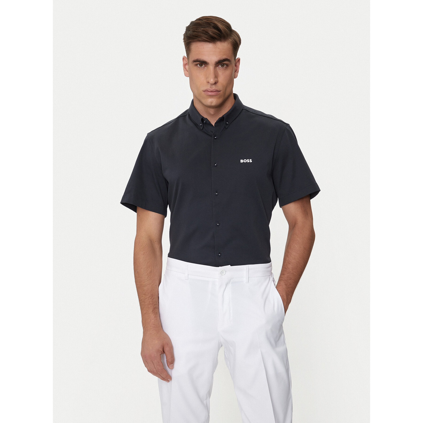 Boss Hemd B_Motion_S 50512005 Dunkelblau Regular Fit