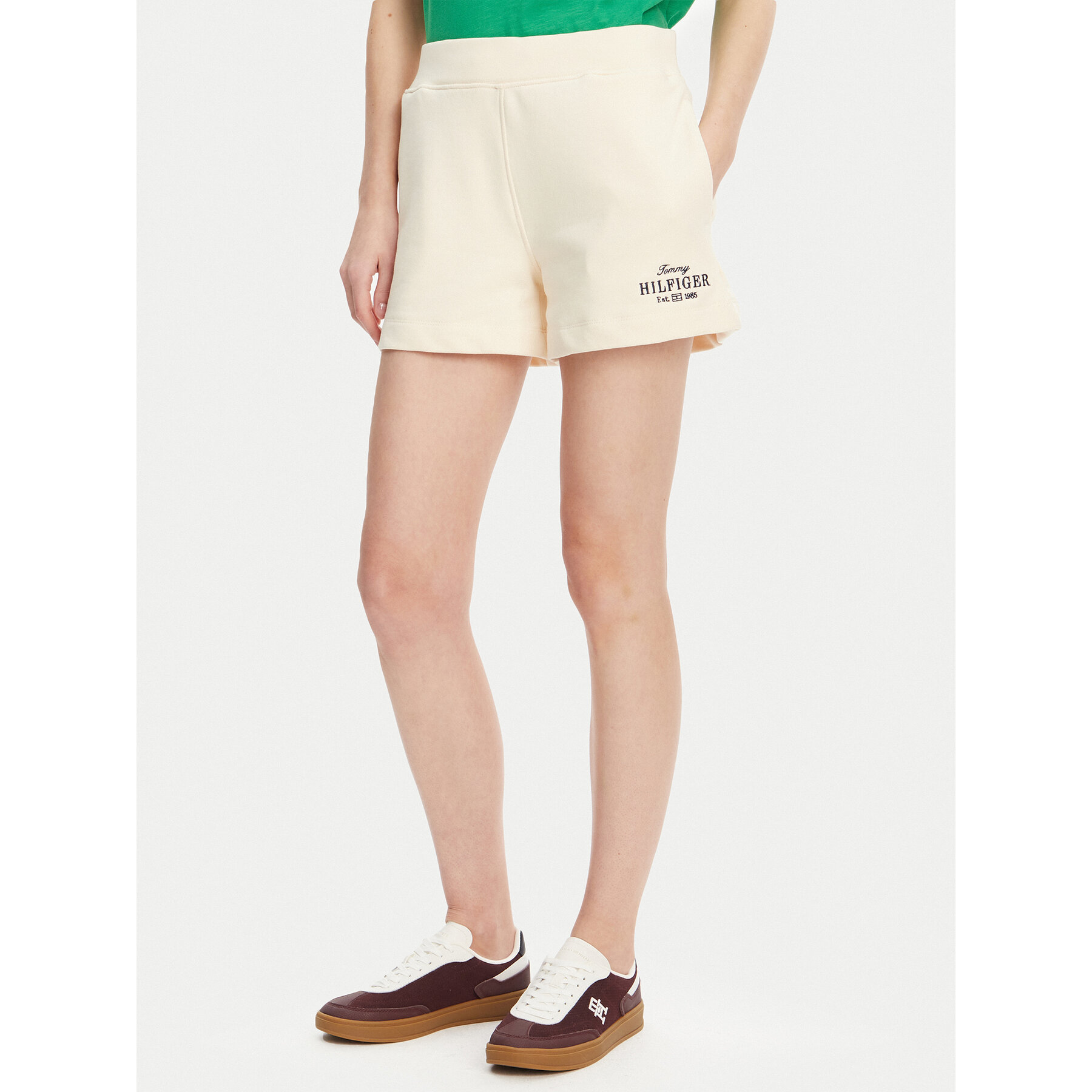 Tommy Hilfiger Sportshorts WW0WW45518 Beige Regular Fit