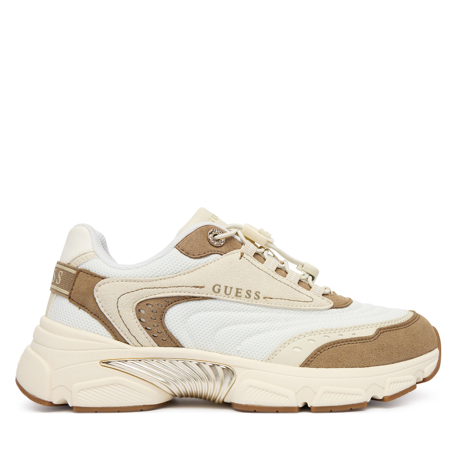 Sneakersy Guess FLPIME FAB12 Biela