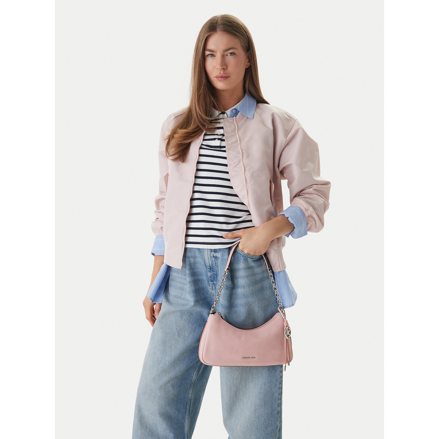 Geantă MICHAEL Michael Kors 32R6SY5W6L Roz