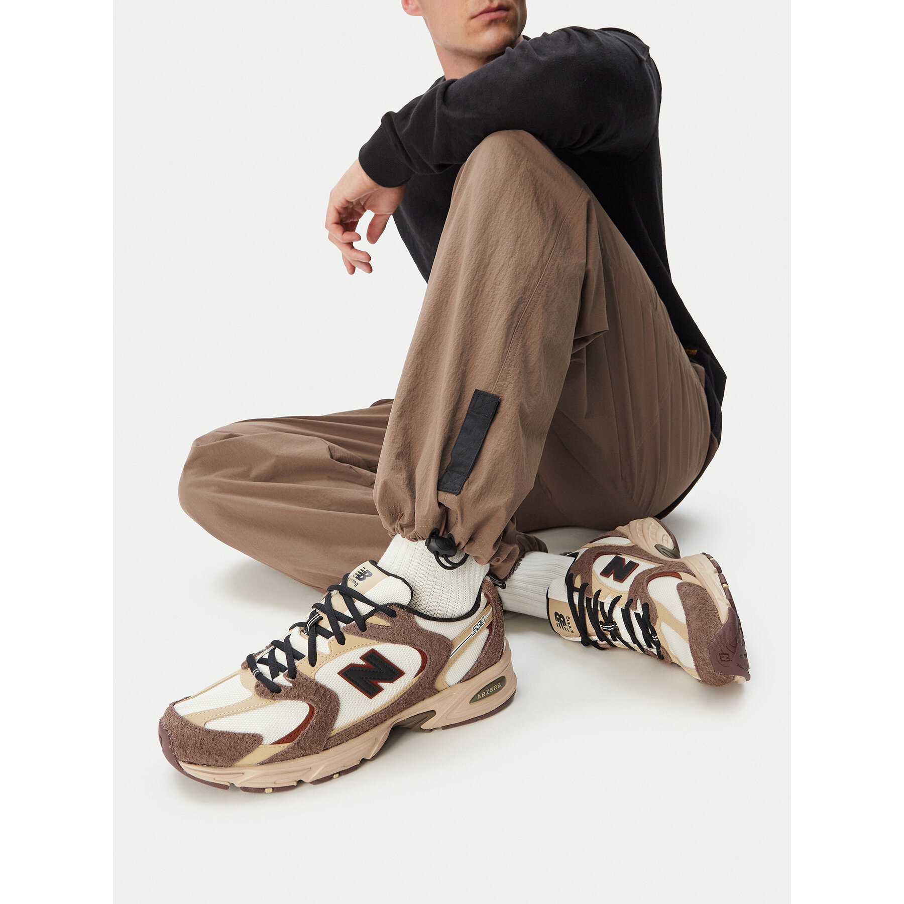 Sneakersy New Balance MR530SNC Hnedá