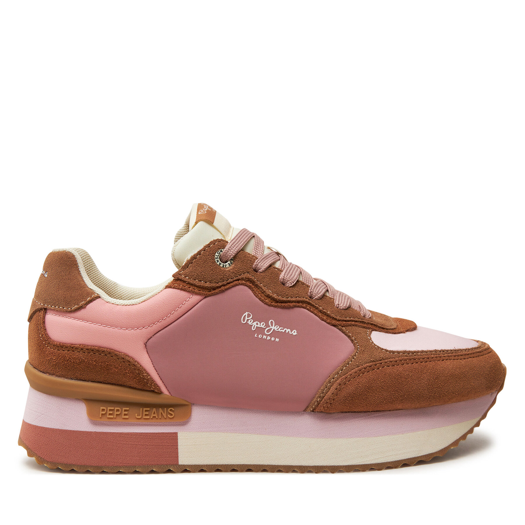 Damskie Sneakersy Pepe Jeans, Rozmiar 41 Brązowy PLS60025