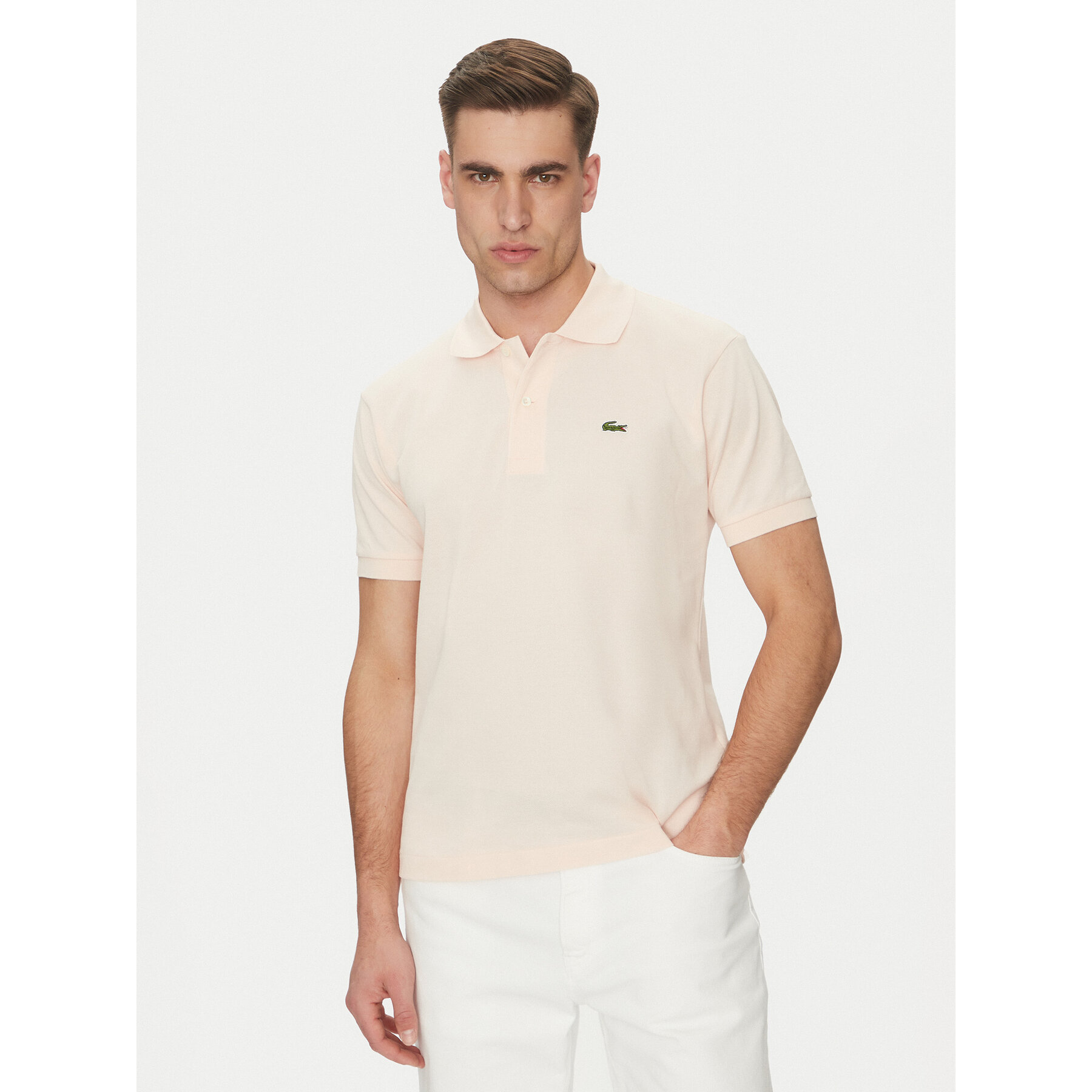 Lacoste Poloshirt L1212 Beige Regular Fit