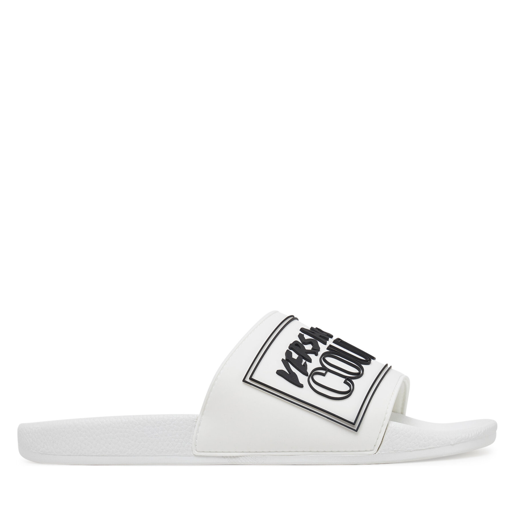 Męskie Klapki Versace Jeans Couture, Rozmiar 39 Biały 78YA3SQ3