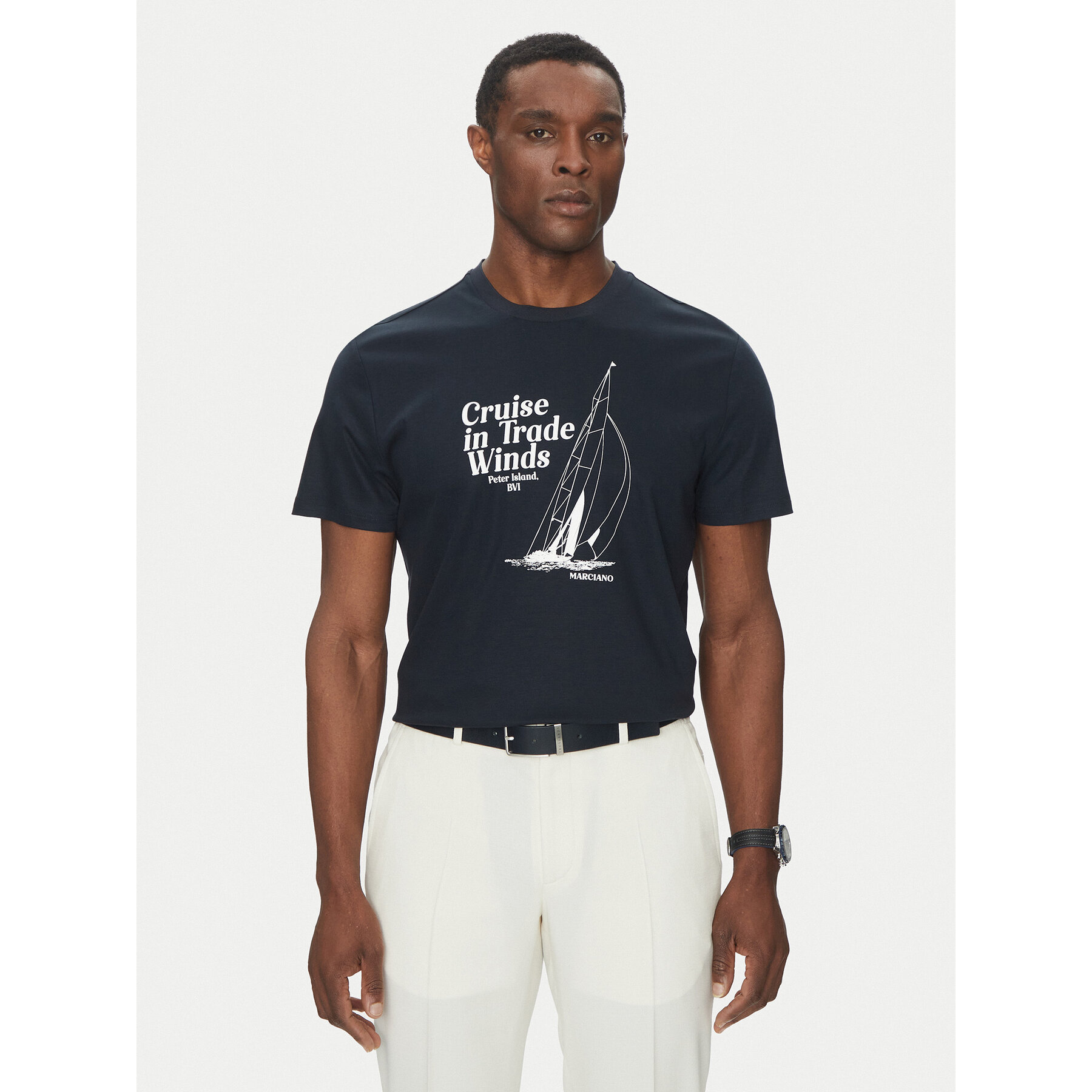 Marciano Guess Marciano Guess T-Shirt 5GHI09 6323A Σκούρο μπλε Regular Fit