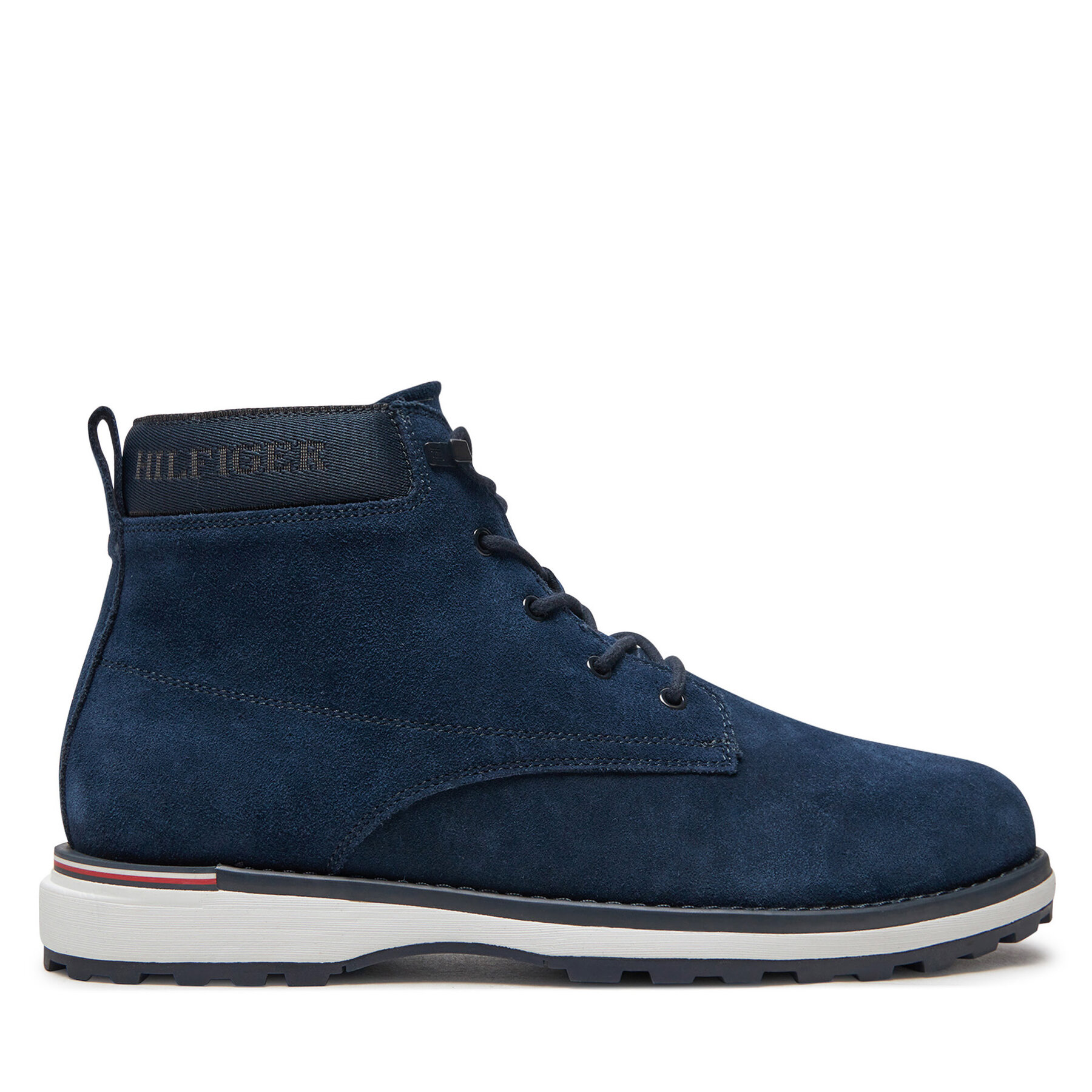 Męskie Tommy Hilfiger Trzewiki, Rozmiar 43 Granatowy Corporate FM0FM05147