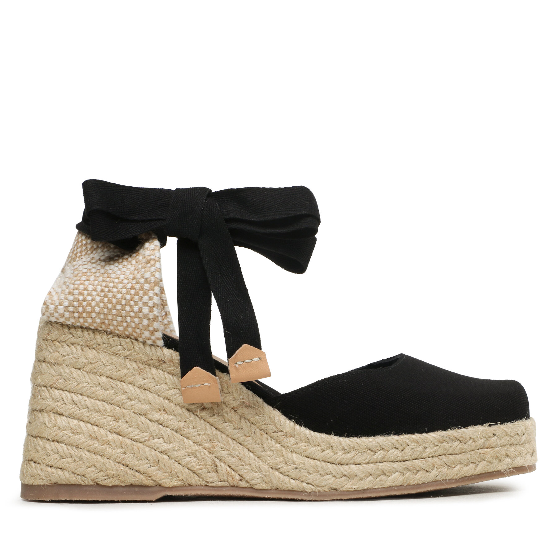 Espadrilky Castañer Tina Jute/001 023071-100 Čierna
