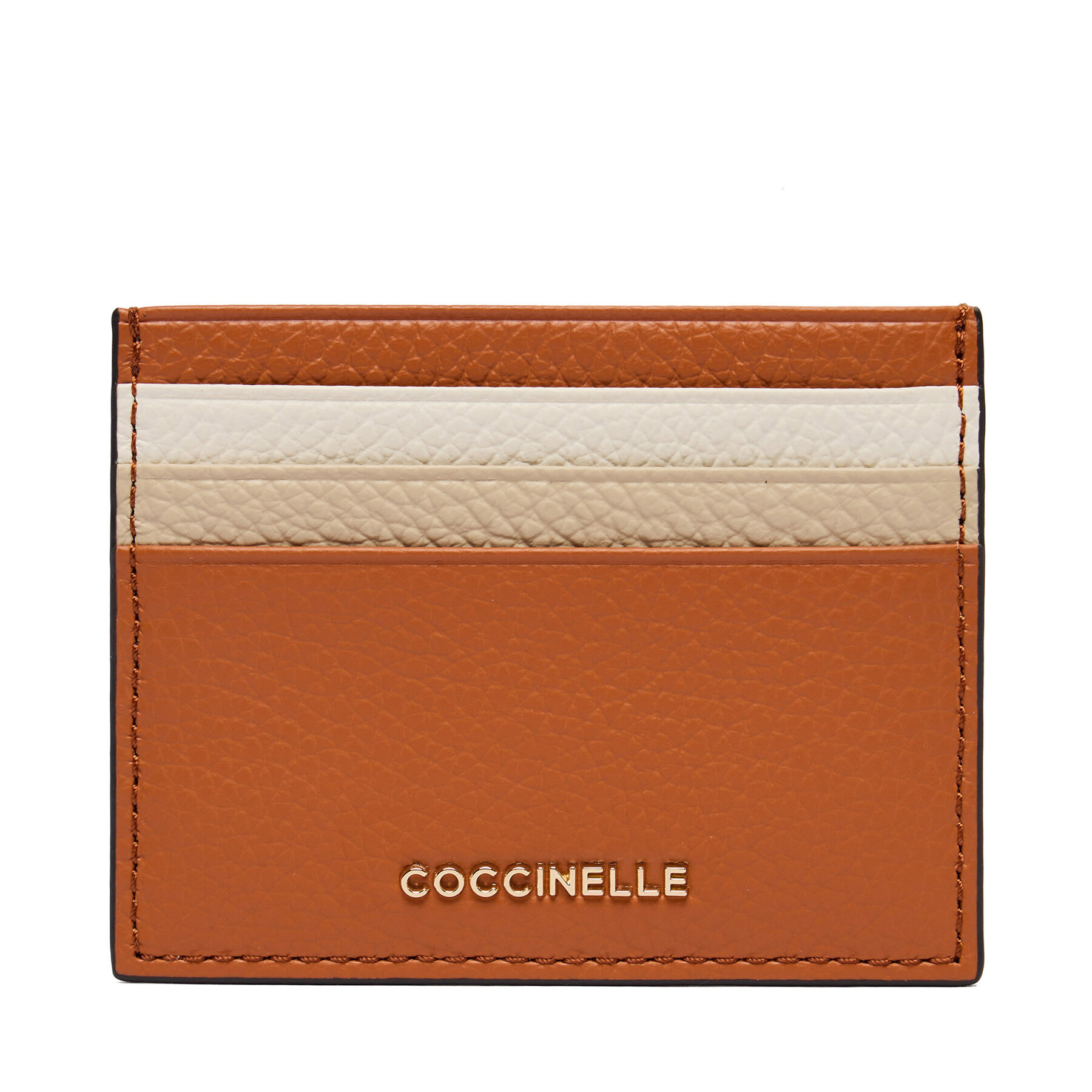 Θήκη πιστωτικών καρτών Coccinelle M10 Metallic Tri Color E2 M10 12 95 01 Καφέ