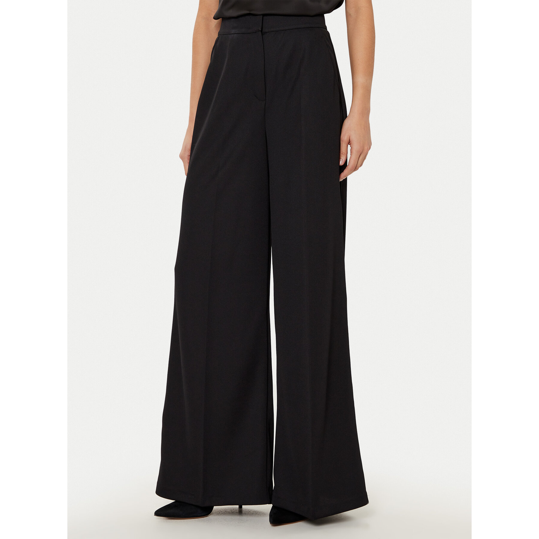 MAX&Co. Stoffhose 2516781021200 Schwarz Regular Fit