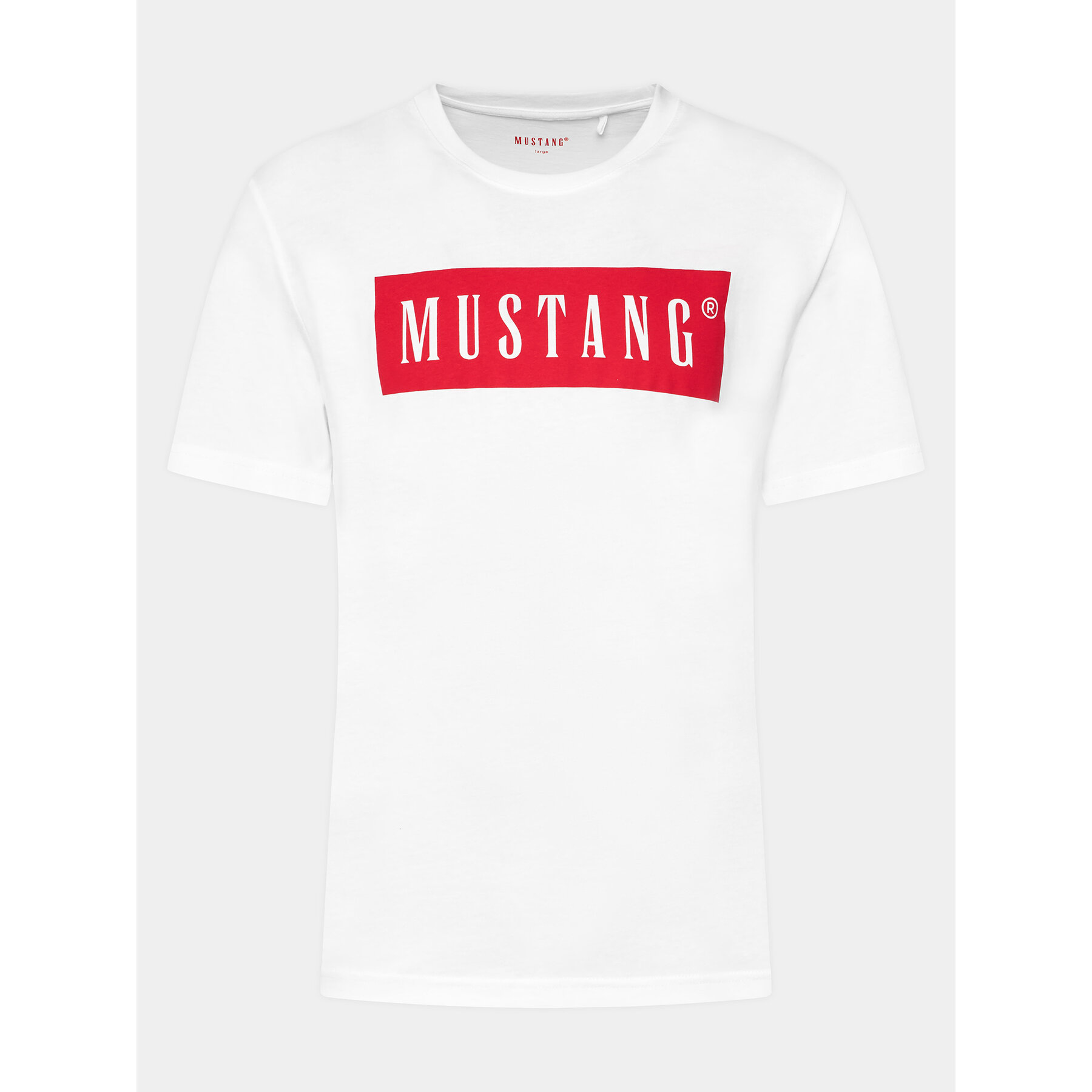Mustang T-Shirt 1014749 Λευκό Regular Fit