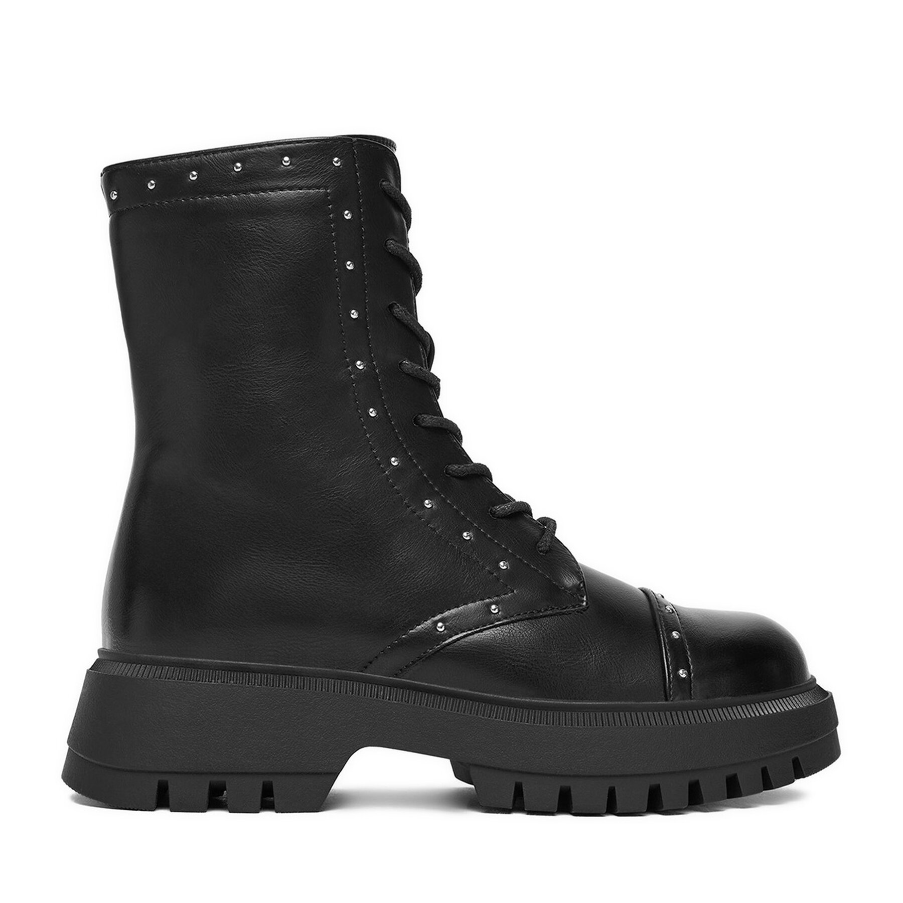 Šnurovacia obuv DeeZee CEO-HY59067-7 Čierna