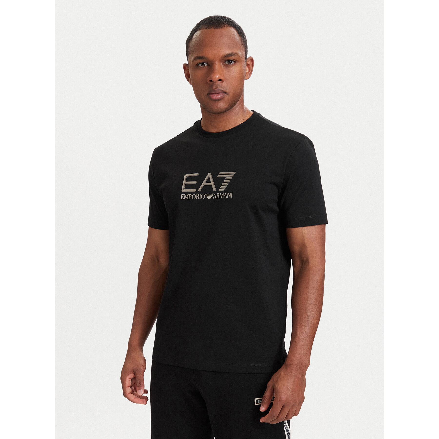 EA7 Emporio Armani T-Shirt 7M002095 AF27714 UC001 Schwarz Regular Fit