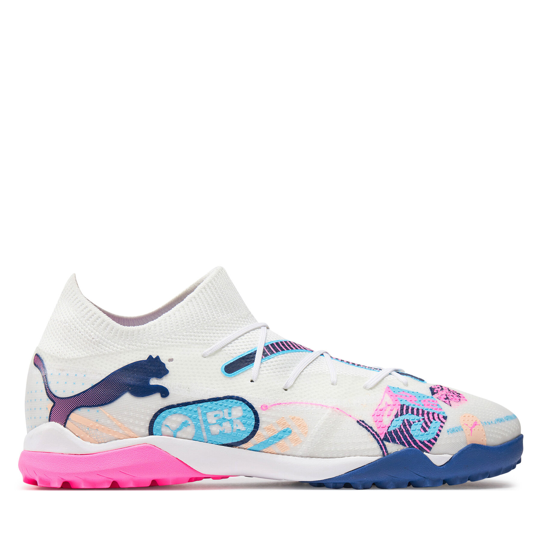 Zapatos de fútbol Puma FUTURE 7 MATCH VOL. UP TT 108075 01 Blanco