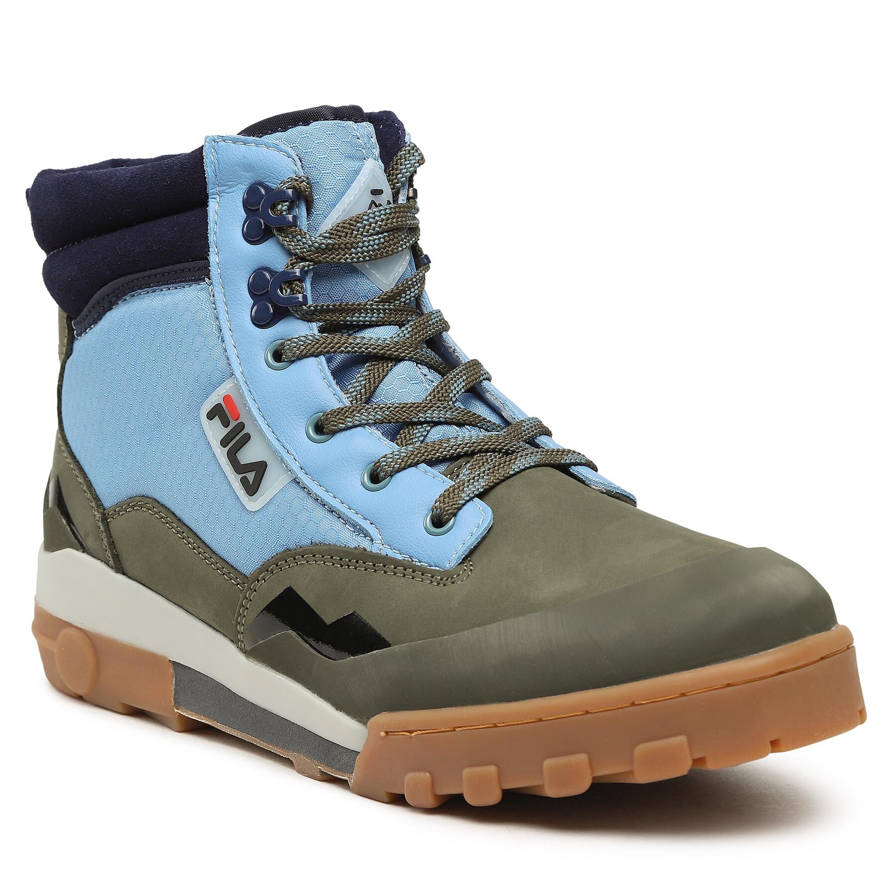 Pohodni čevlji Fila Grunge II O Mid FFM0163.63032 Loden Green/Adriatic Blue