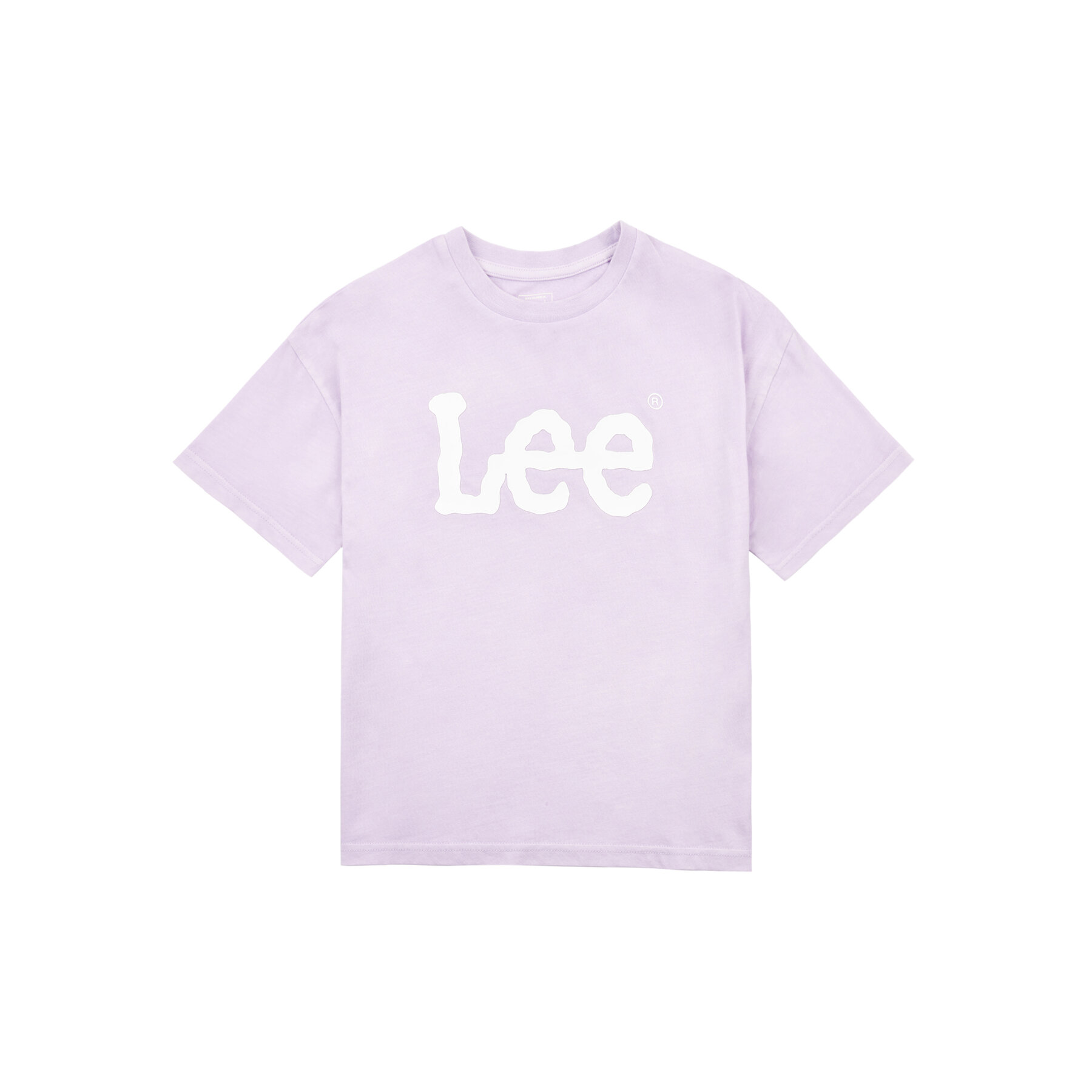 Lee T-Shirt Overdye LEG5080 Μωβ Regular Fit