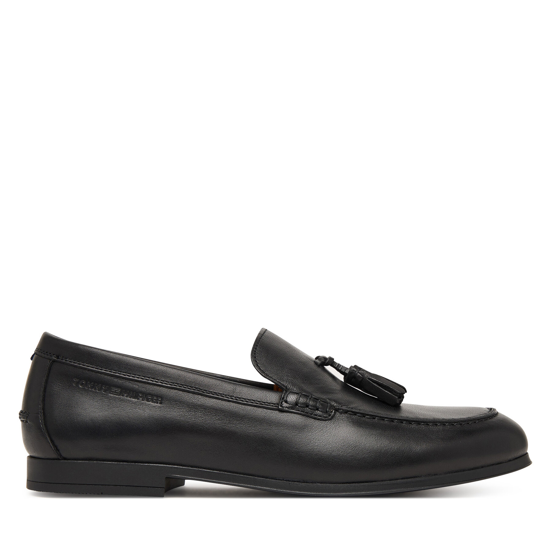 Loaferice Tommy Hilfiger Flex Hilfiger Lth Tassel Loafer FM0FM05891 Crna