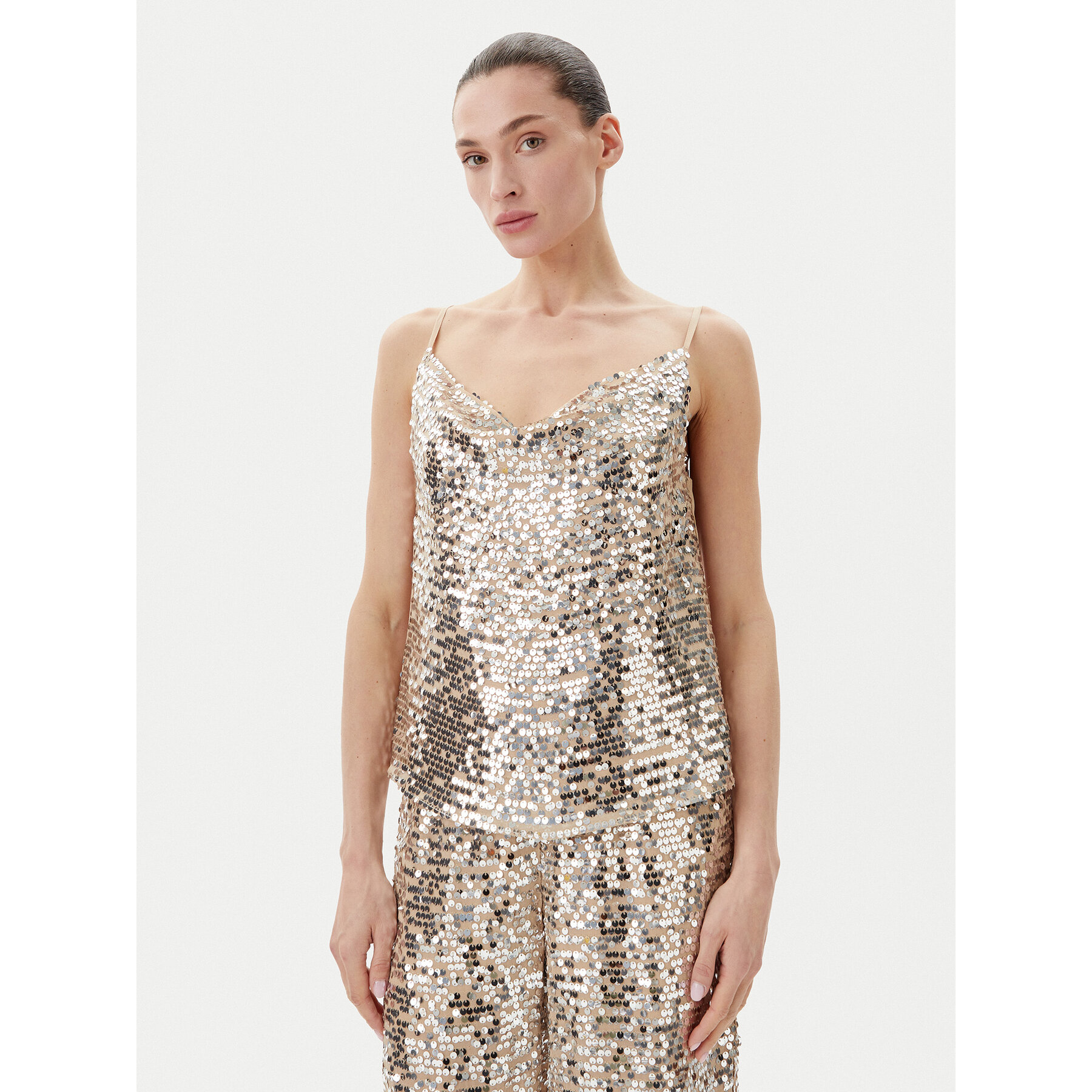 Bruuns Bazaar Τοπ Meria BBW4389 Ασημί Loose Fit