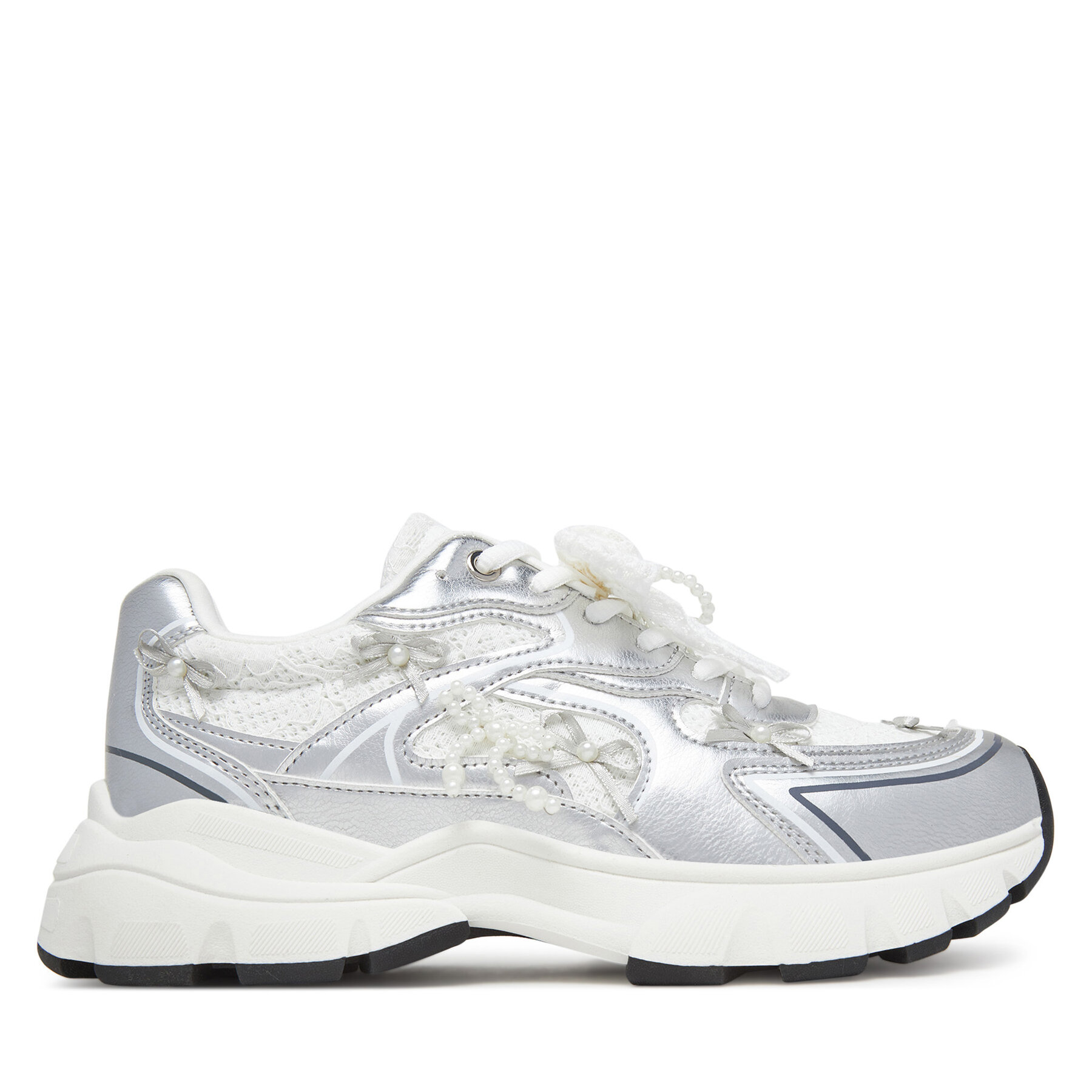 Damskie Sneakersy Call It Spring, Rozmiar 38 Srebrny Graciemay 13948360