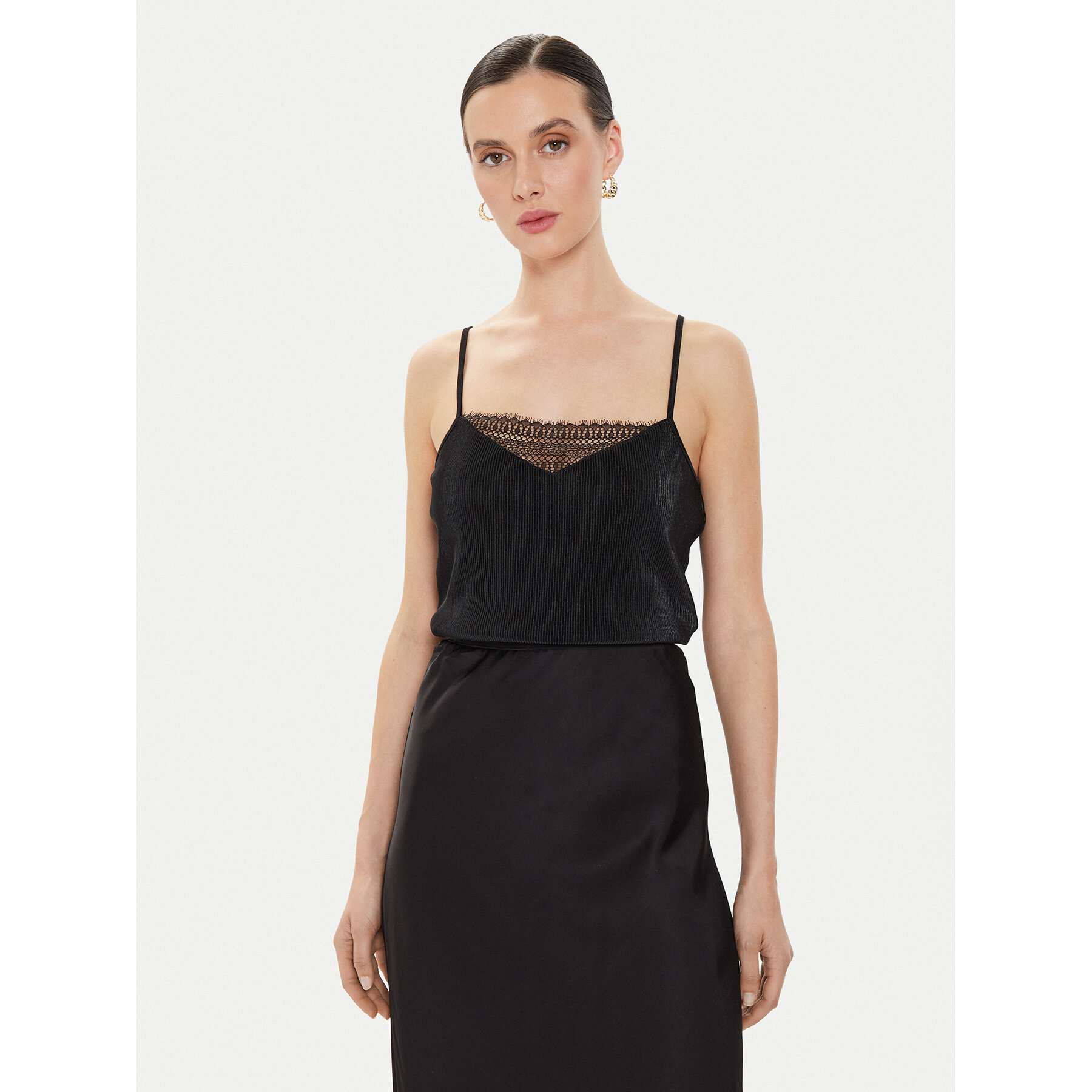 Morgan Top 241-BAMBE Nero Regular Fit