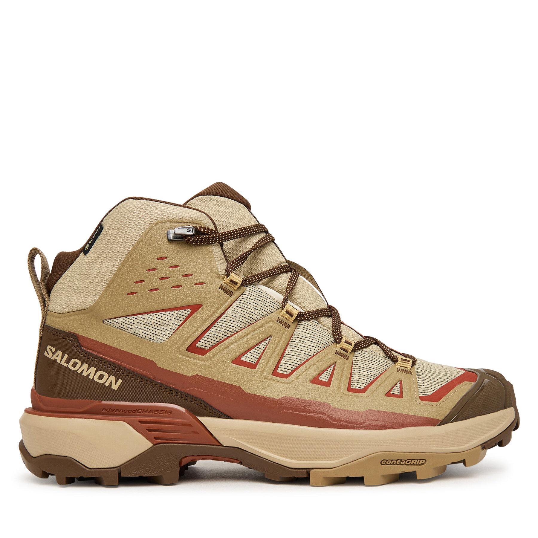 Trekingová obuv Salomon X Ultra 360 Edge Mid Gore-Tex L45472900 Béžová