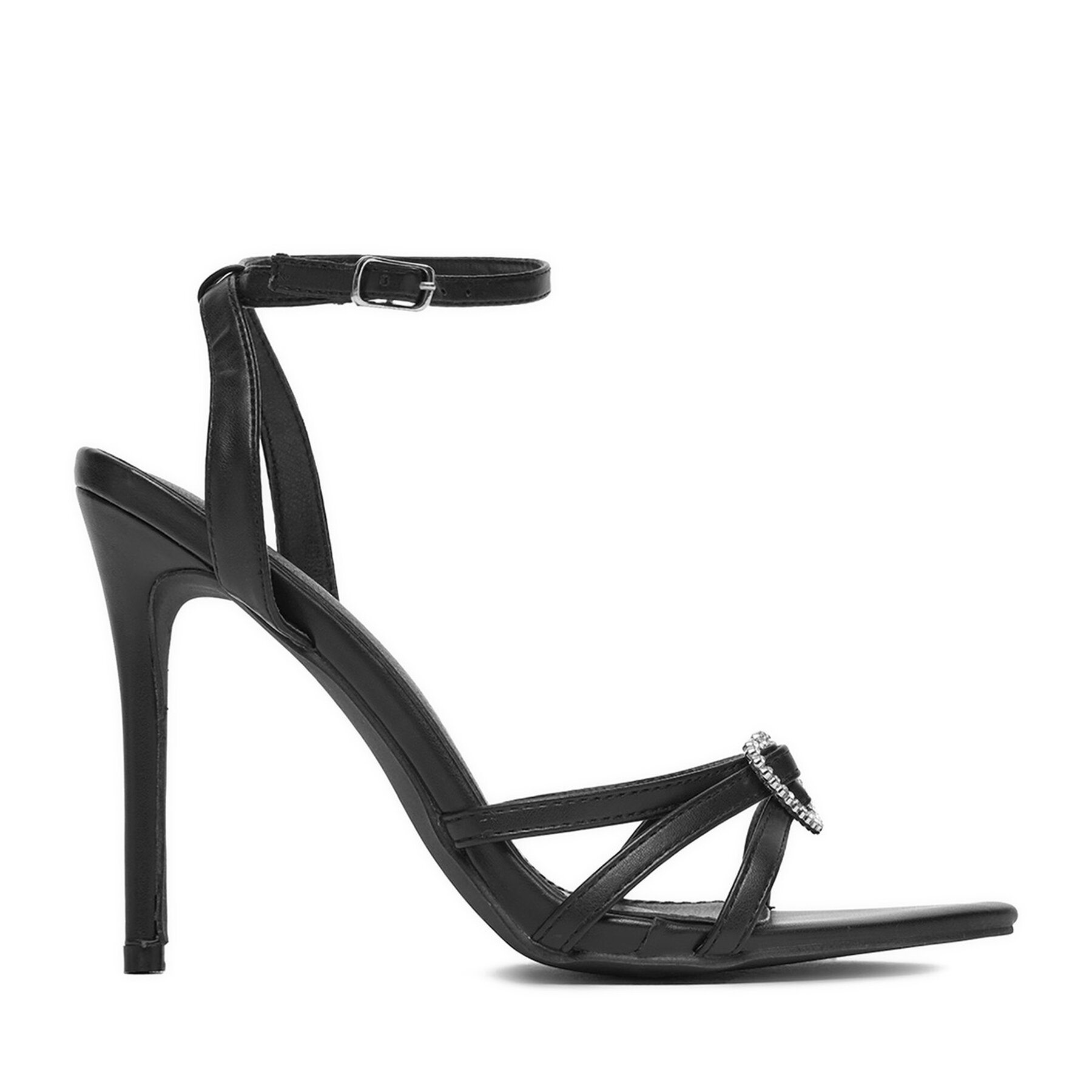 Sandály DeeZee SWEETIE BLACK PU Černá