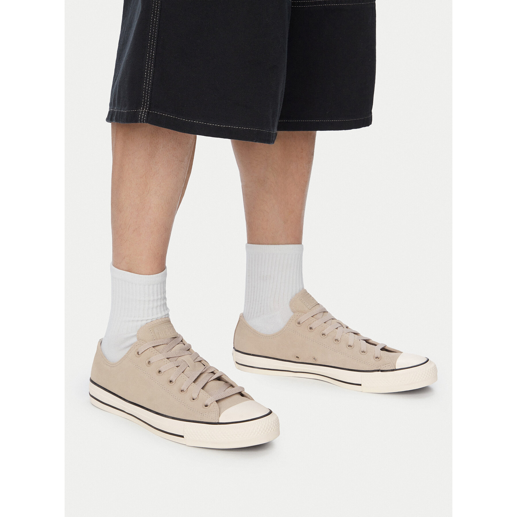 Plátěnky Converse Chuck Taylor All Star Colorful Suede A15949C Béžová