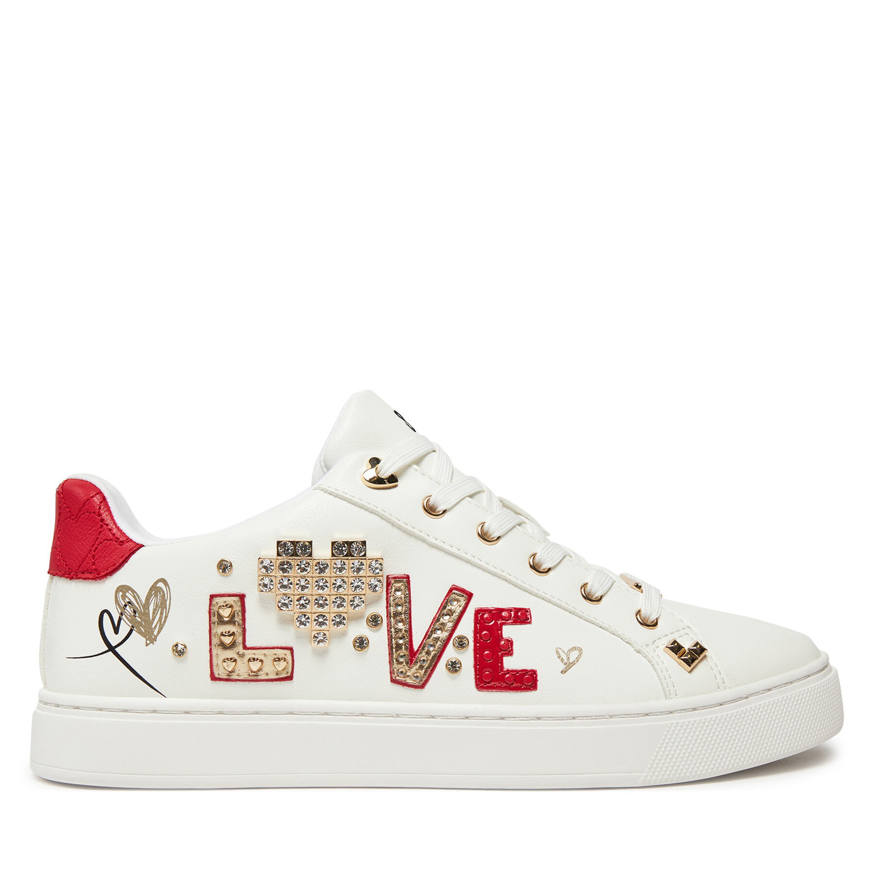 Zapatillas Aldo Digiheart 13812565 Blanco