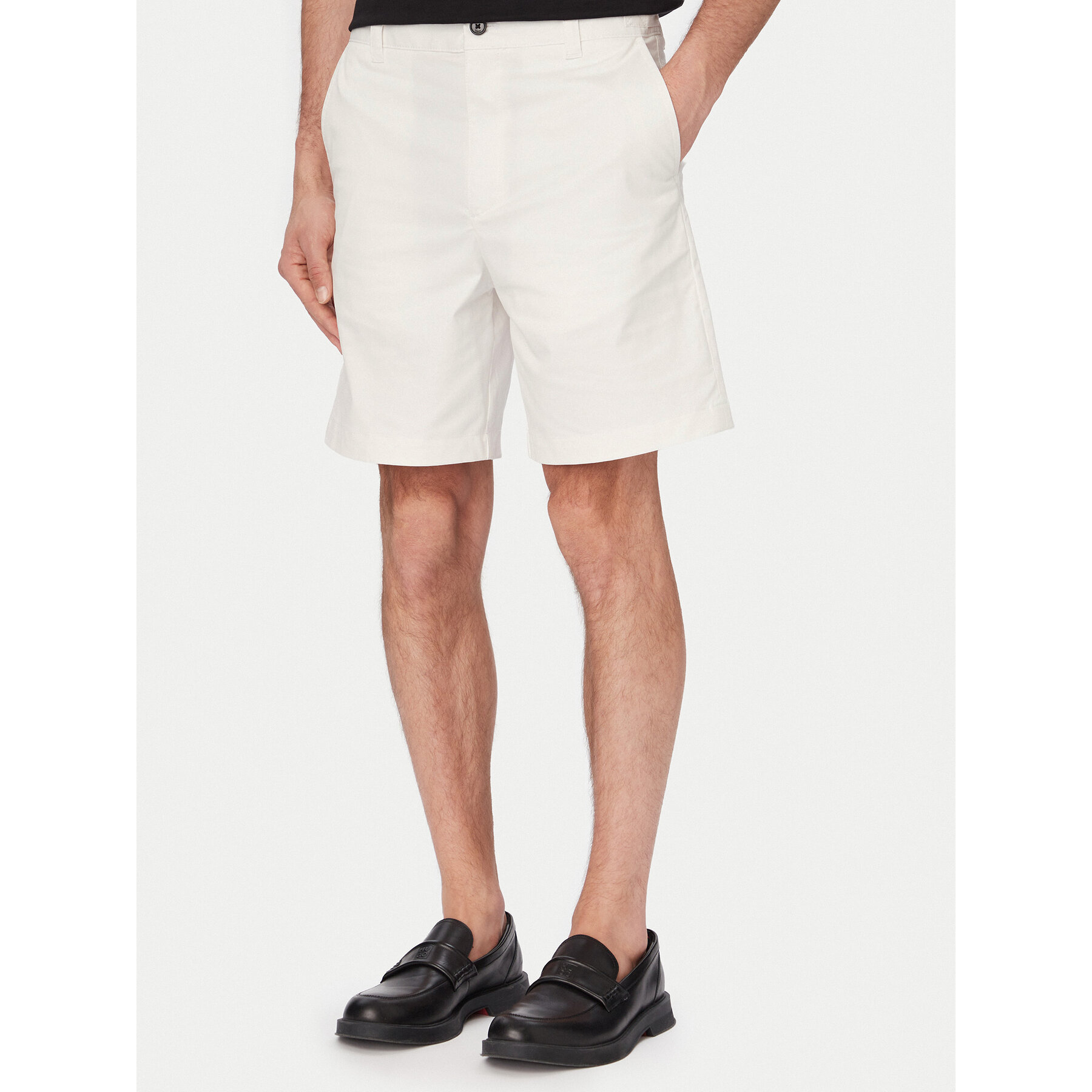 HUGO Stoffshorts Genar261S 50567293 Creme Slim Fit