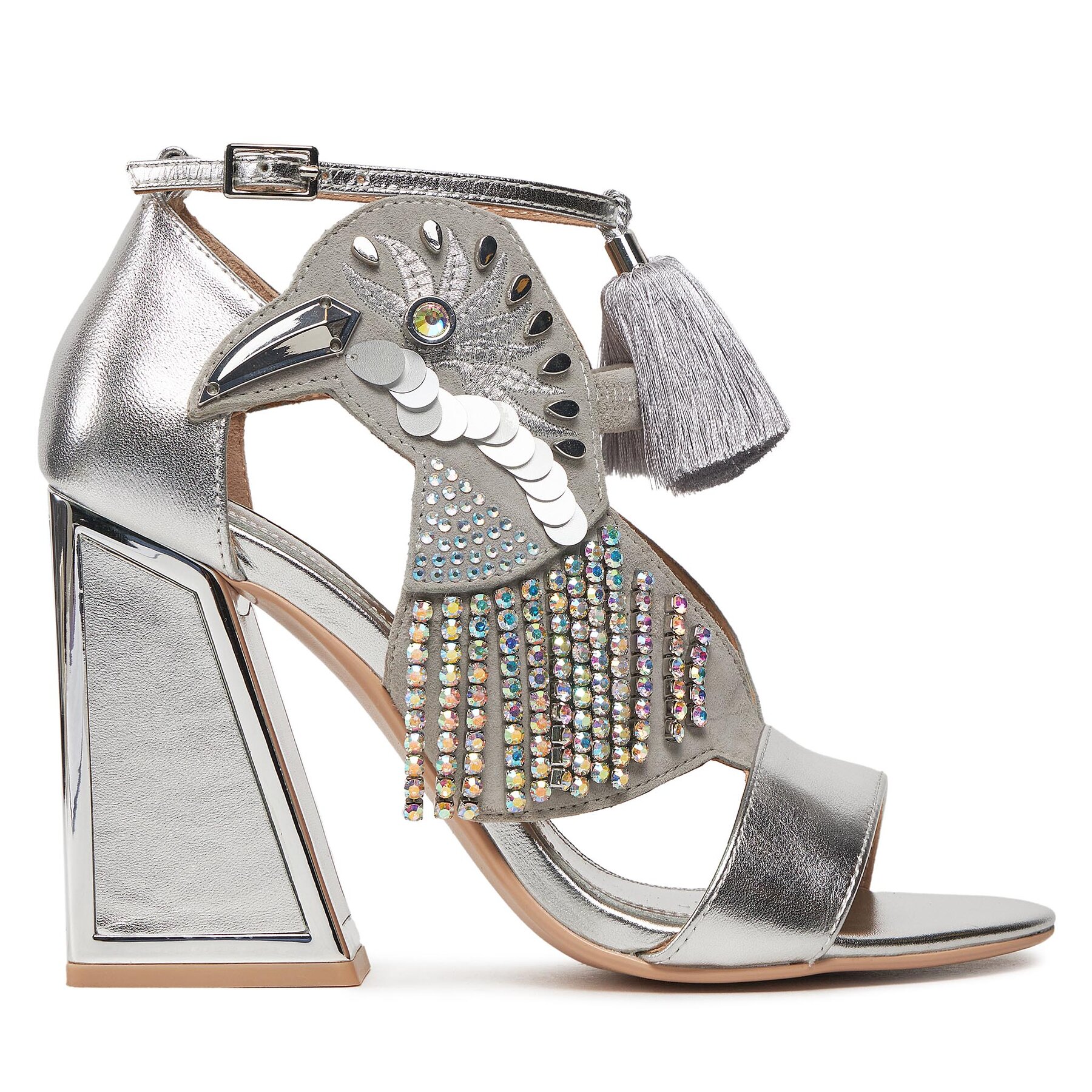 Donna Sandali Kat Maconie, Taglia 36, Argento, Aya, taglia : 36