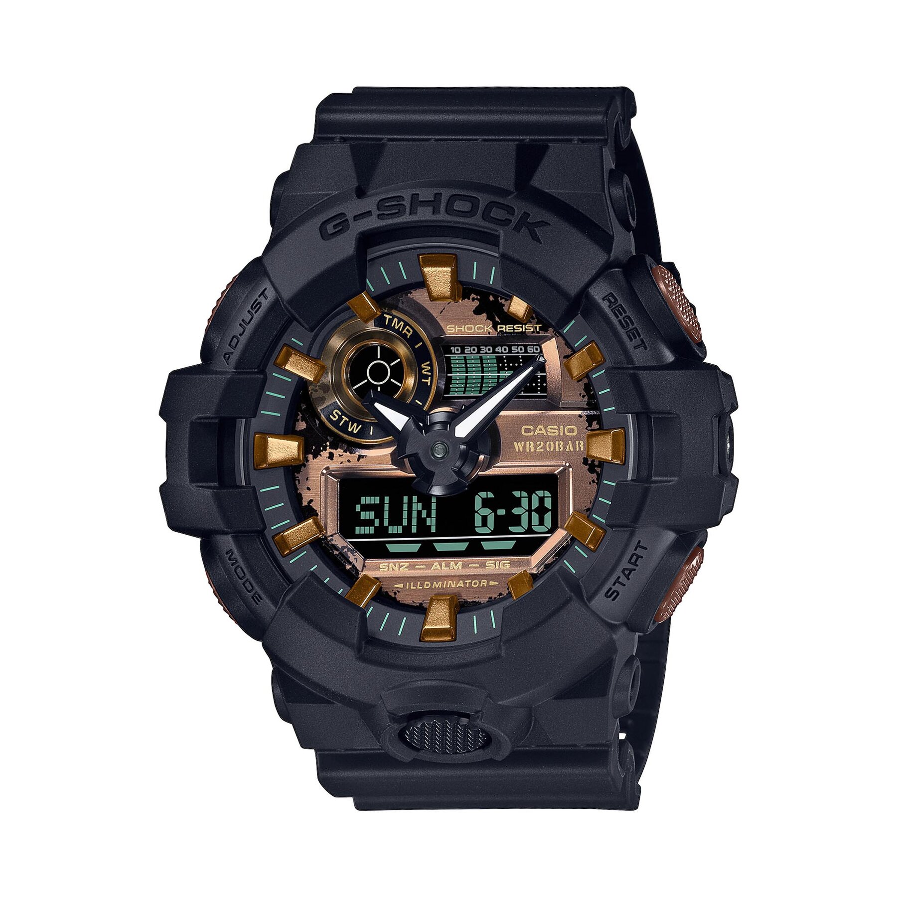 

Годинник G-Shock GA-700RC-1AER Black/Black, Чорний