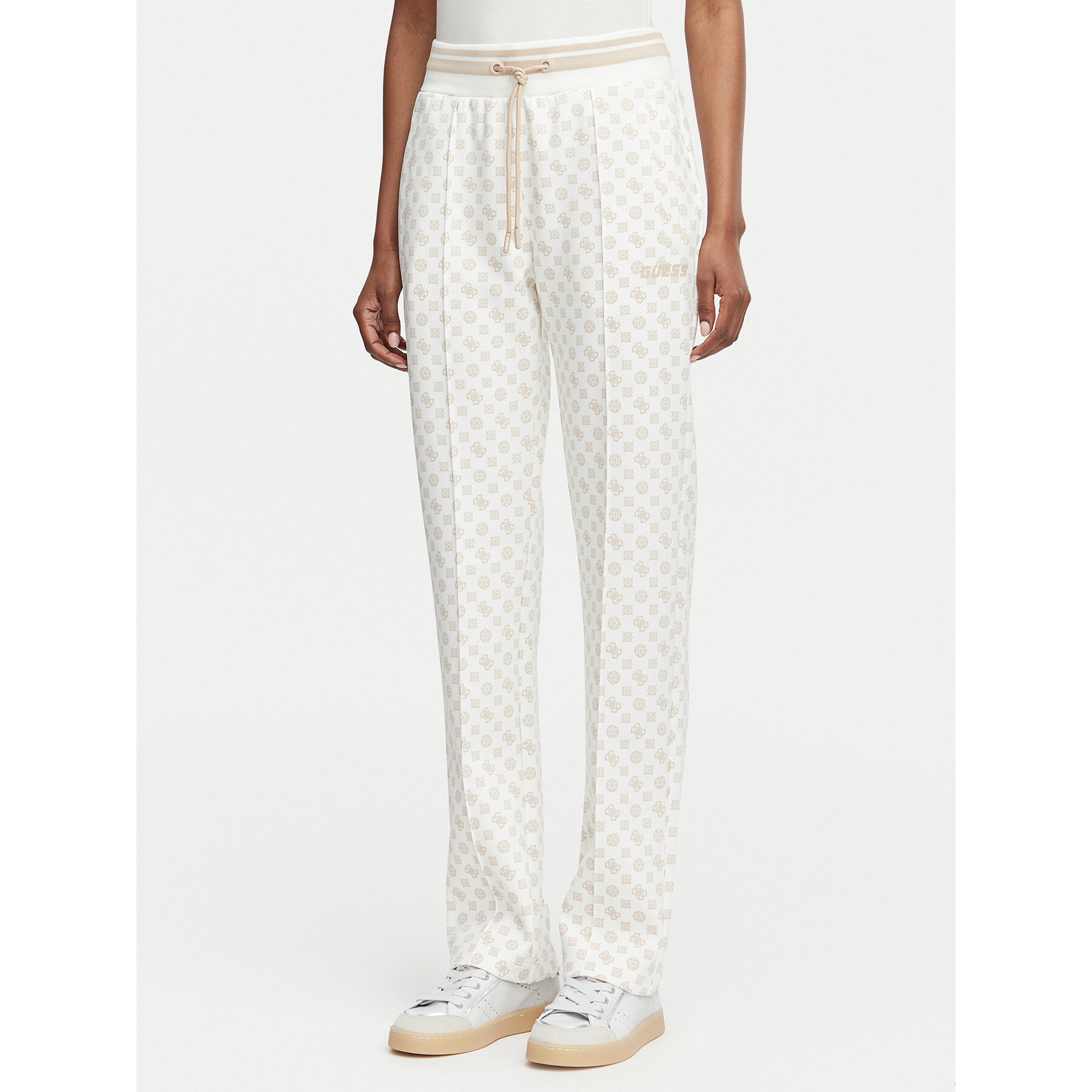 Guess Jogginghose V5YB20 KB212 Creme Regular Fit