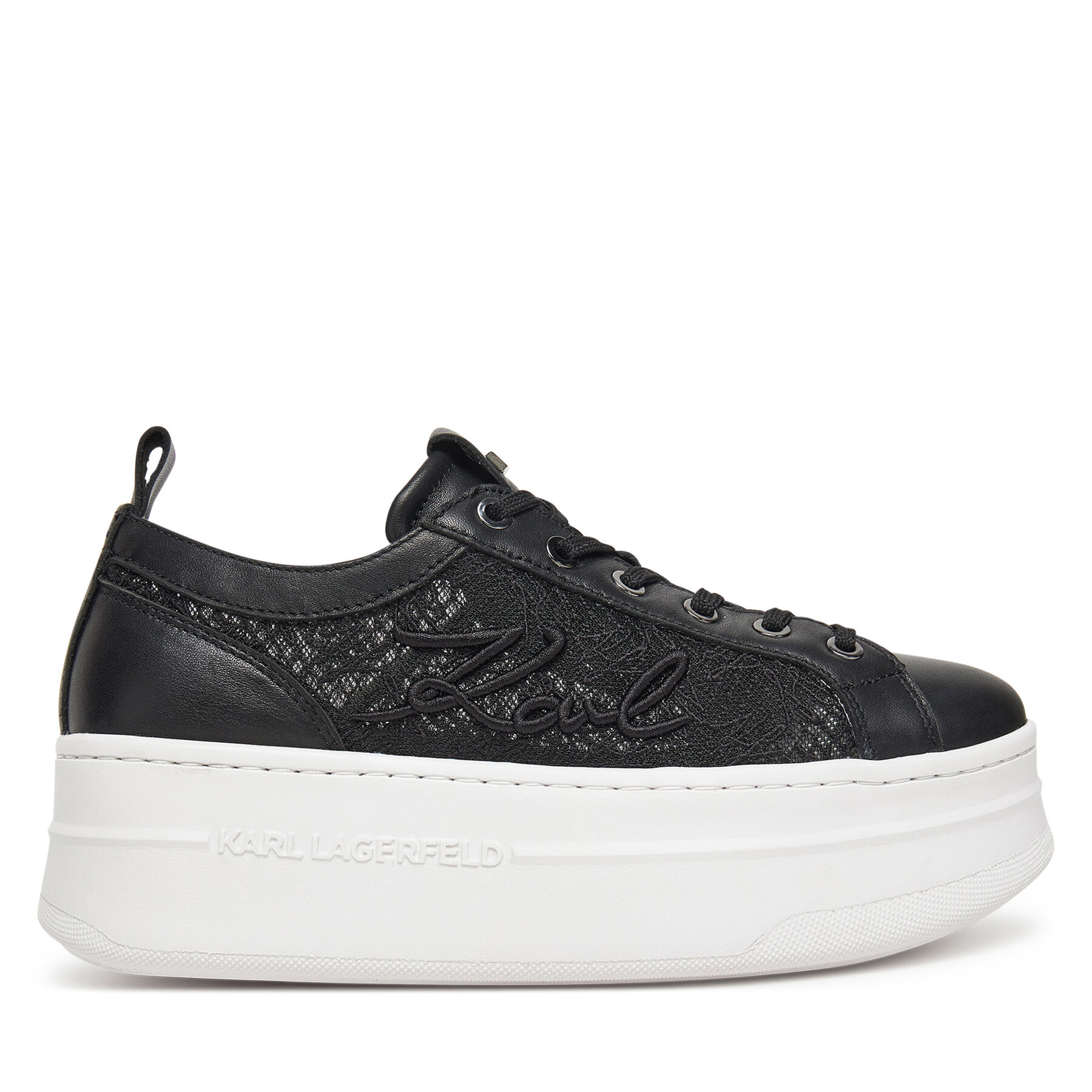 Sneakersy KARL LAGERFELD KL65011F Čierna