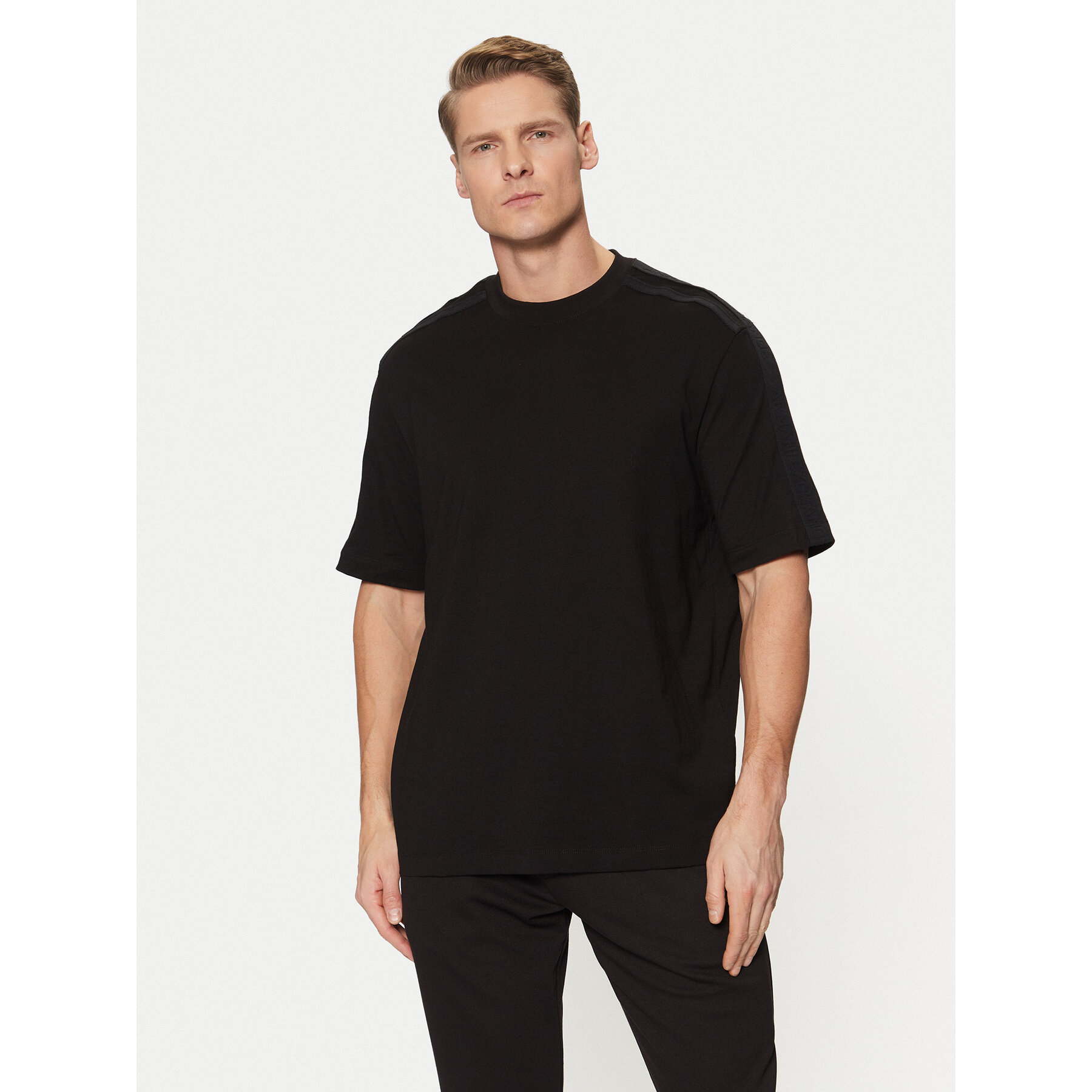 Armani Exchange Póló XM000322 AF10361 UC001 Fekete Regular Fit