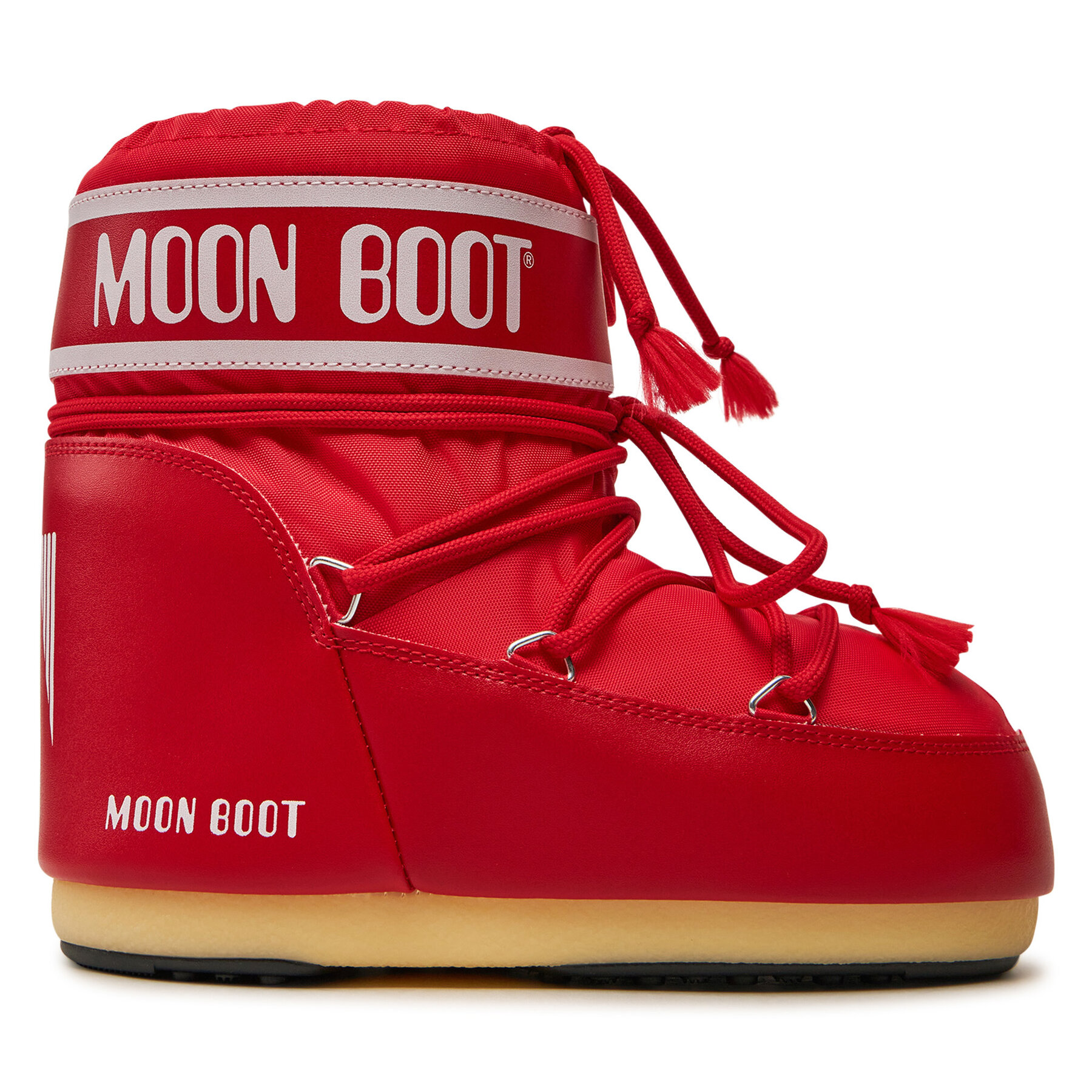 Unisex Snehule Moon Boot, Rozmer: 39_41, Červená, 80D1409340