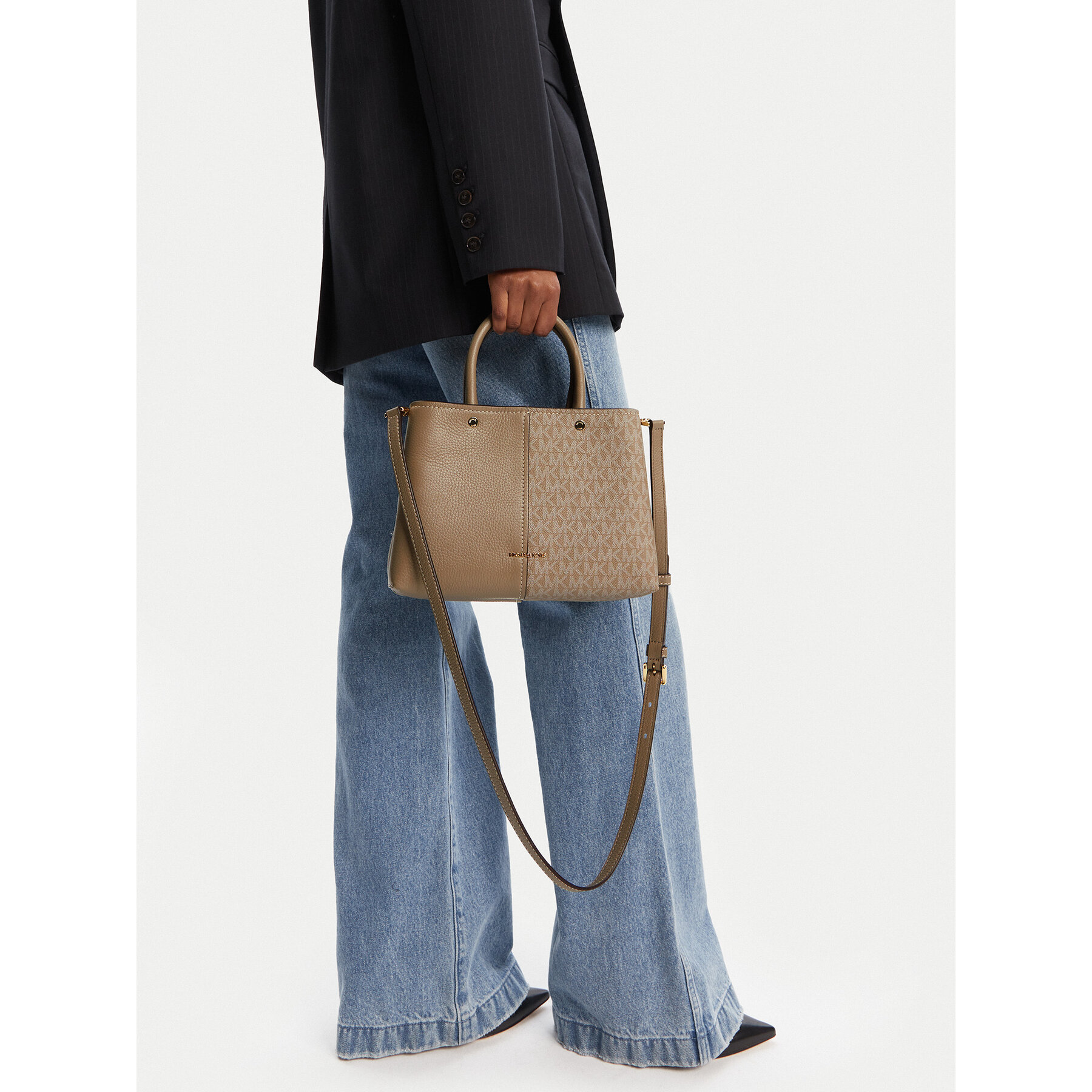 Torbica MICHAEL Michael Kors Flora 30T5GFFS2B Bež